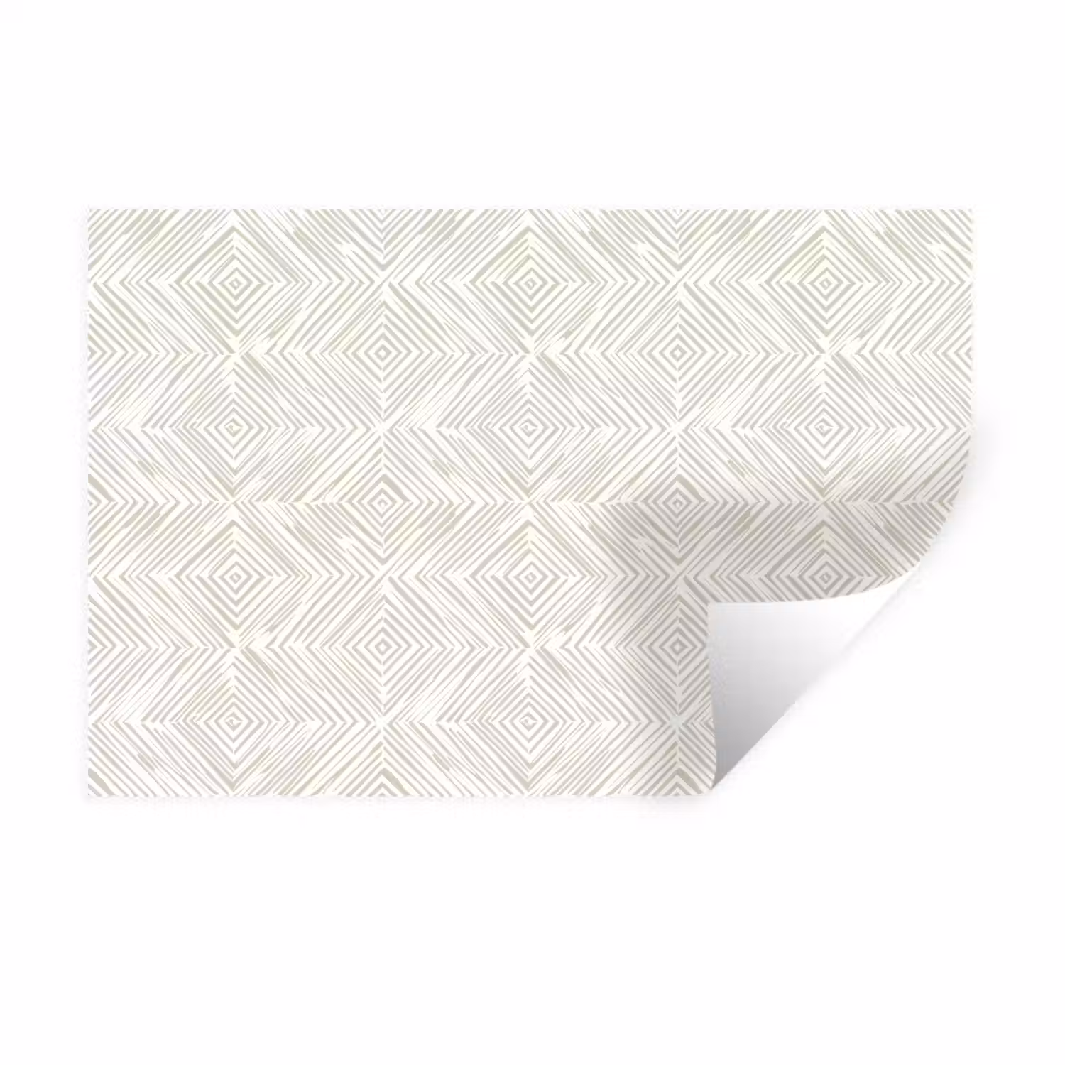 Abstract - Ruiten - Beige Muursticker klein 286 -3d