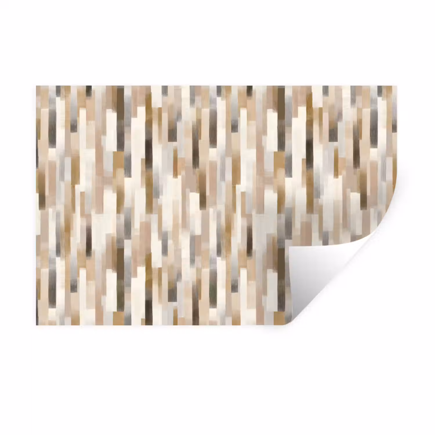 Abstract - Patroon - Kwaststreken Muursticker klein 286 -3d