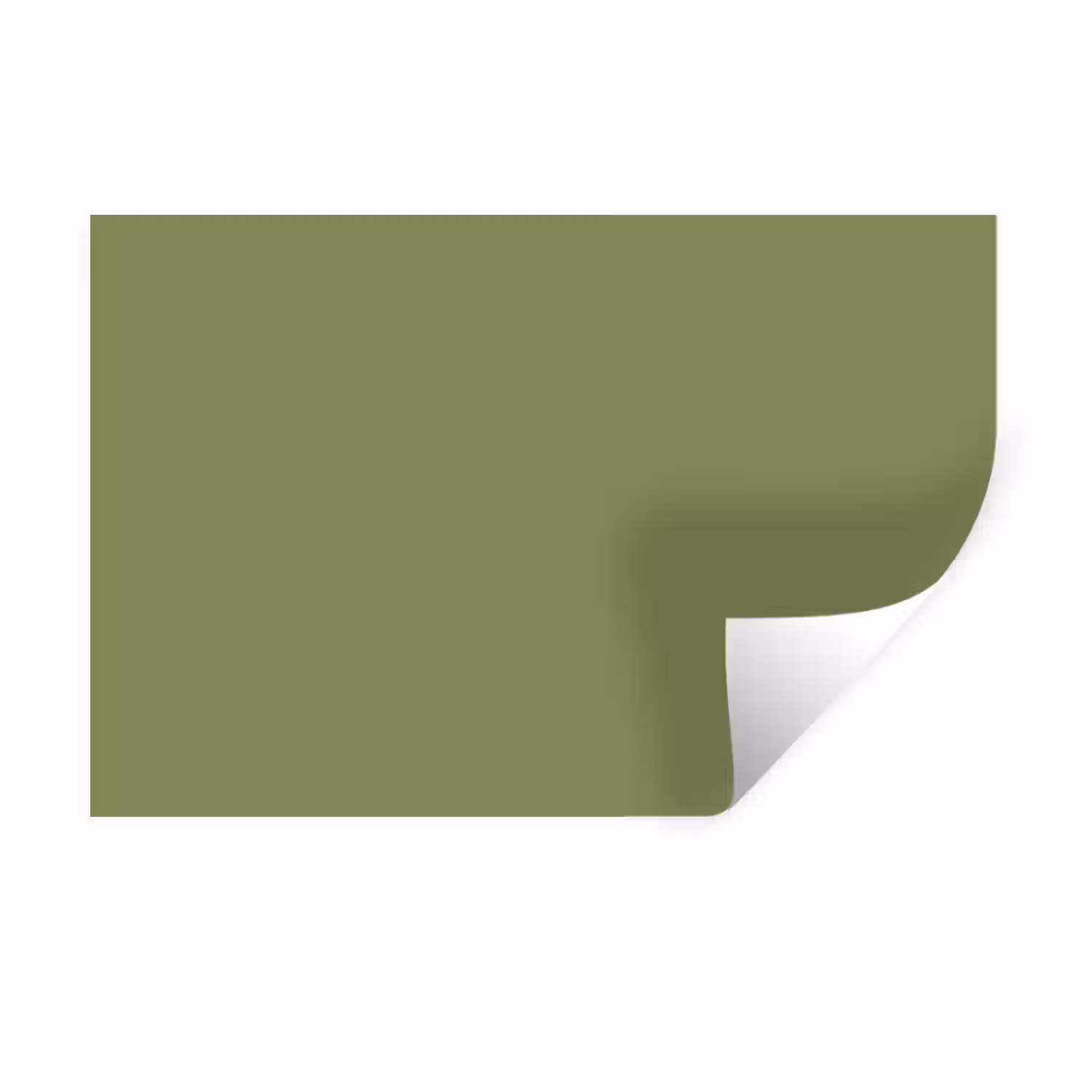 Herbal - Matcha - Groen Muursticker klein 286 -3d