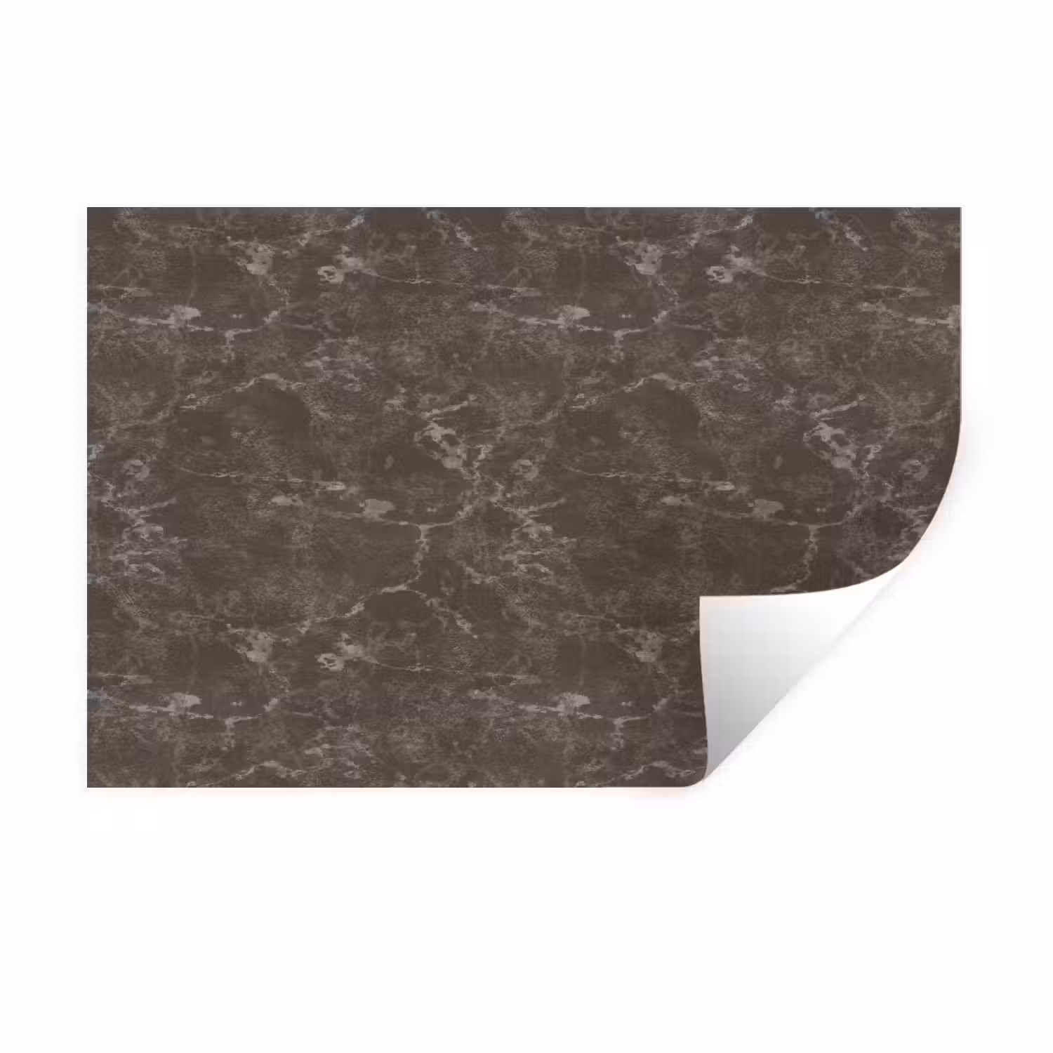 Marmer - Aders - Bruin Muursticker klein 286 -3d