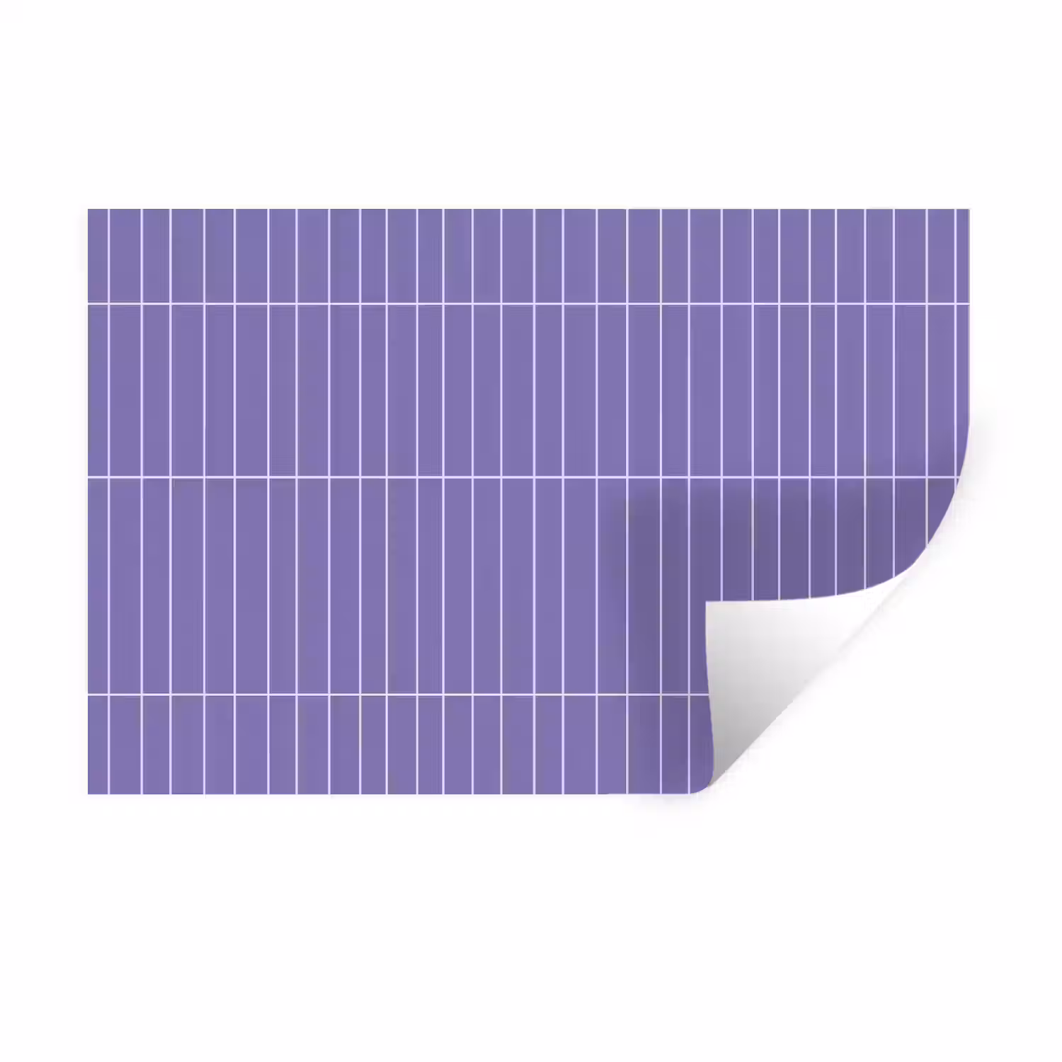 Patroon - Tegel - Lila Muursticker klein 286 -3d