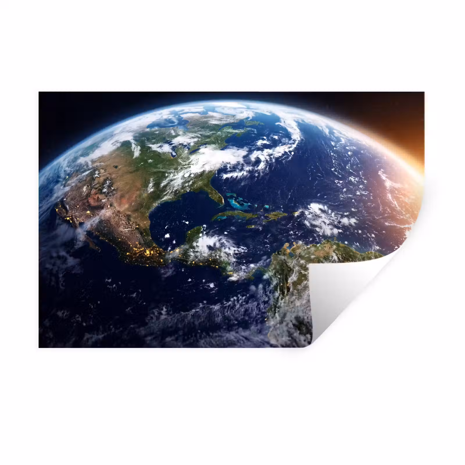 Wandtattoo – Planet – Weltraum – Kosmos - Planeet - Ruimte - Kosmos Muursticker klein
