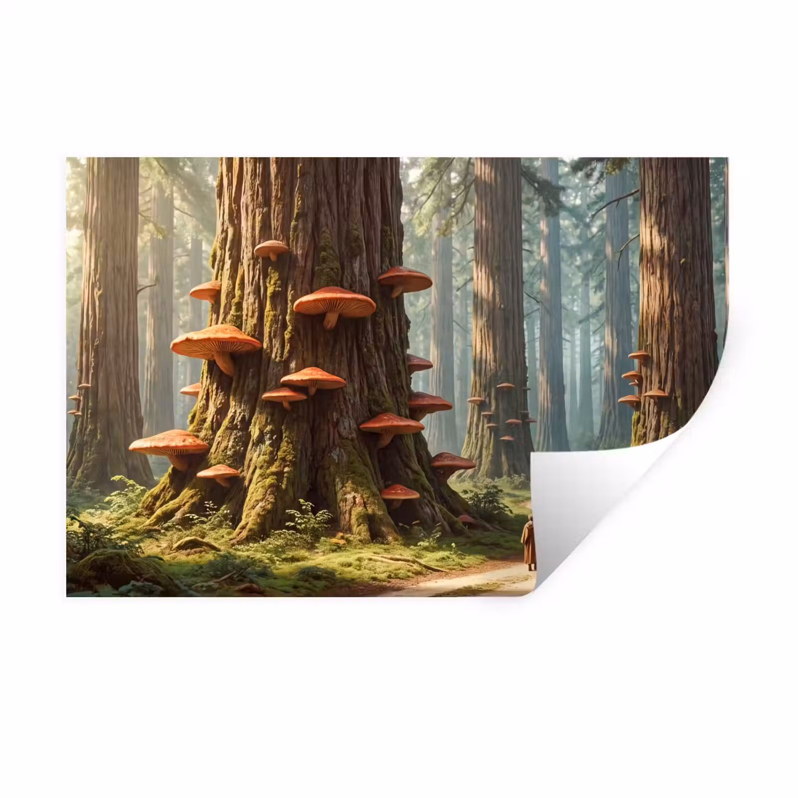 Wandtattoo – Wald – Bäume – Natur - Bos - Bomen - Natuur Muursticker klein