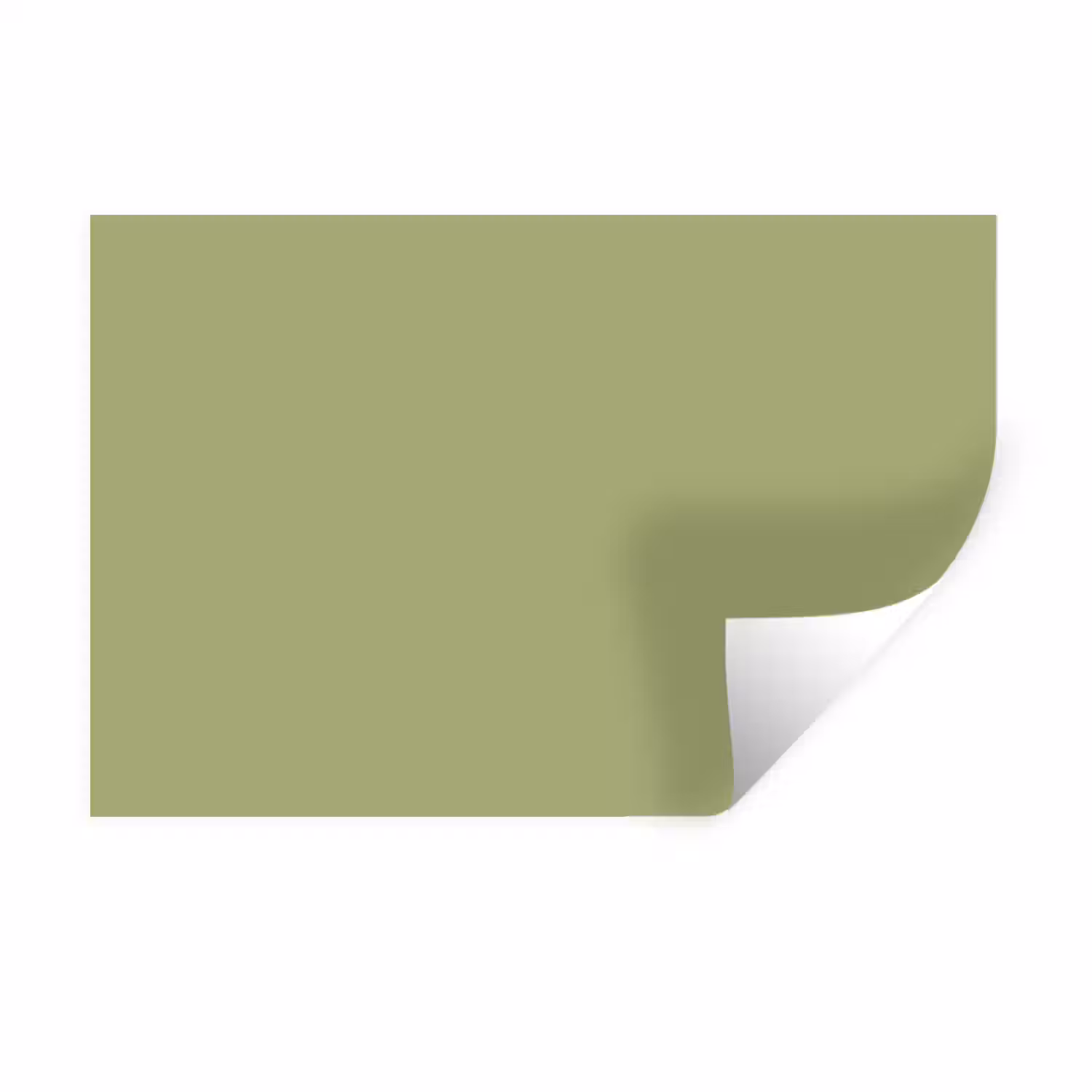 Whispering - Sage - Groen Muursticker klein 286 -3d
