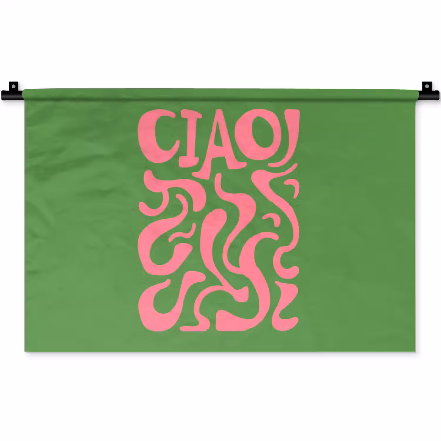 Abstract - Roze - Ciao - Vormen Wandkleed katoen klein -zz3d