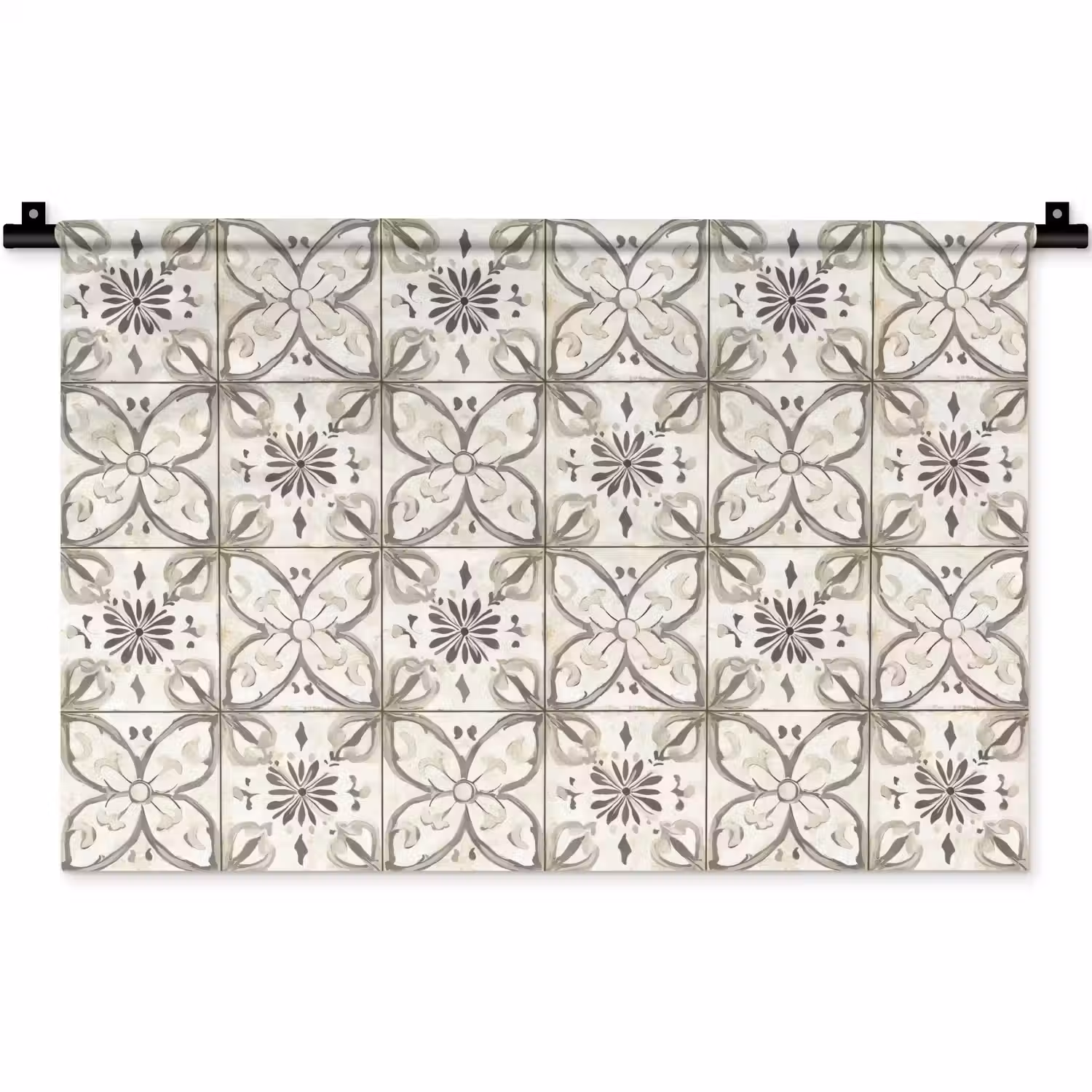 Antiek - Tegel - Beige Wandkleed katoen klein 269 -zz3d