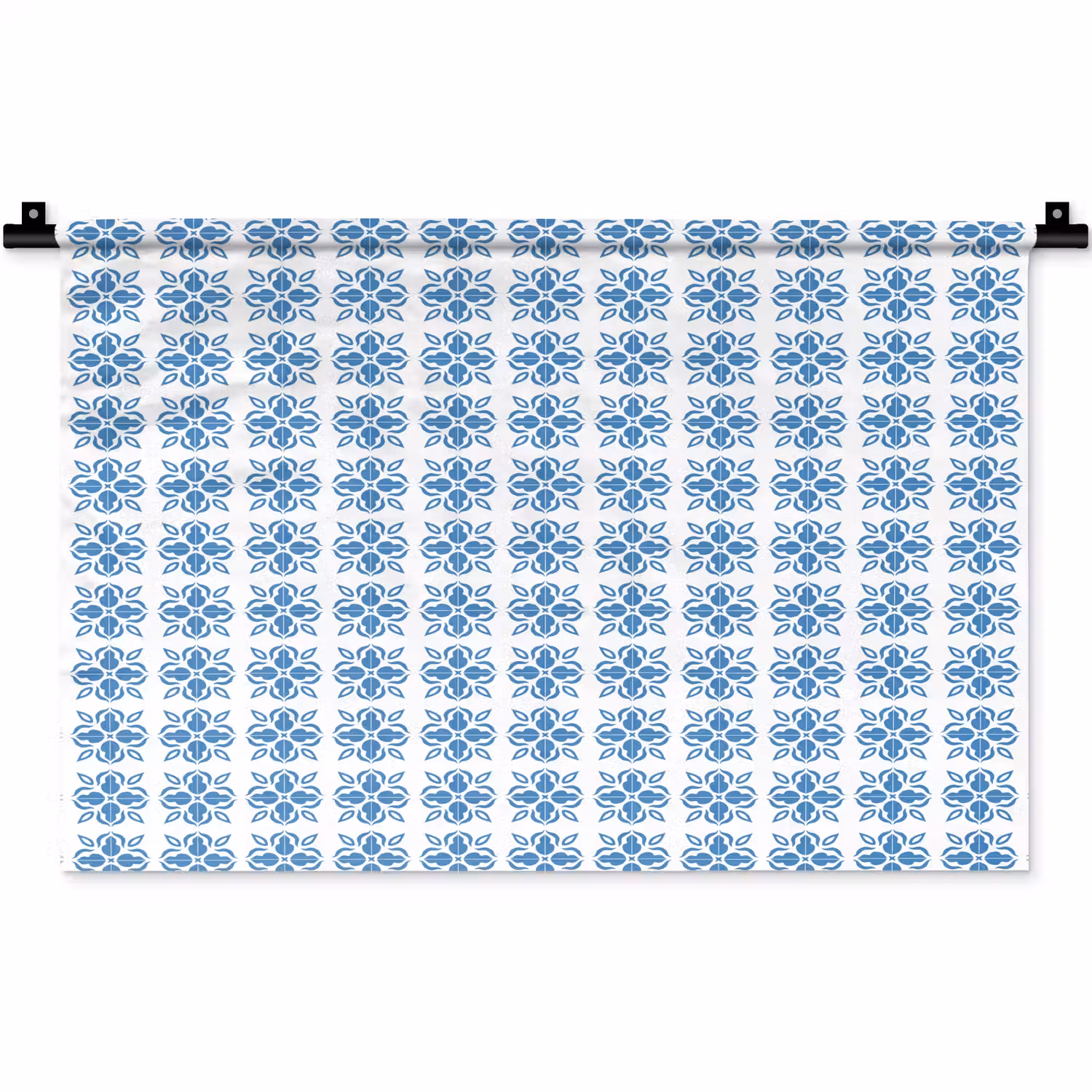 Zee - Sfeer - Blauw - Wit Wandkleed katoen klein 269 -zz3d
