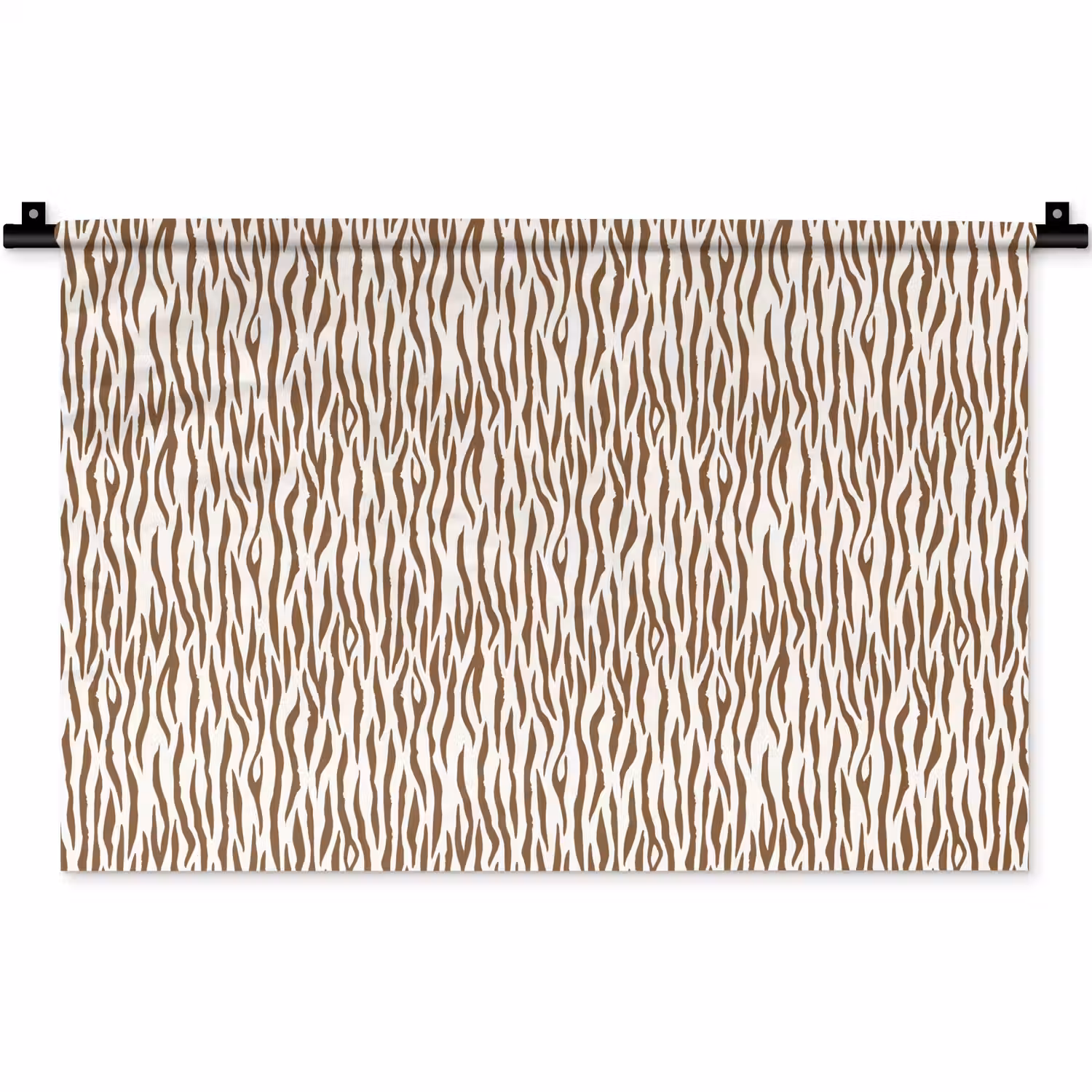 Bruin - Patroon - Zebra Wandkleed katoen klein 269 -zz3d