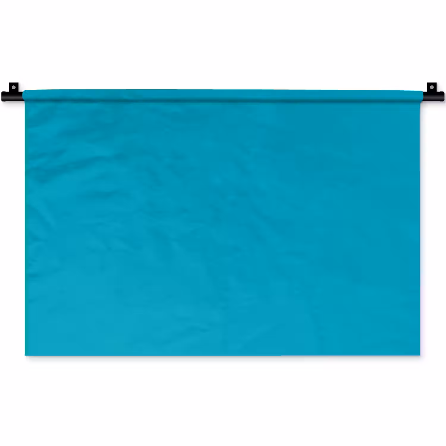 Deep - Turquoise - Turkoois Wandkleed katoen klein 269 -zz3d