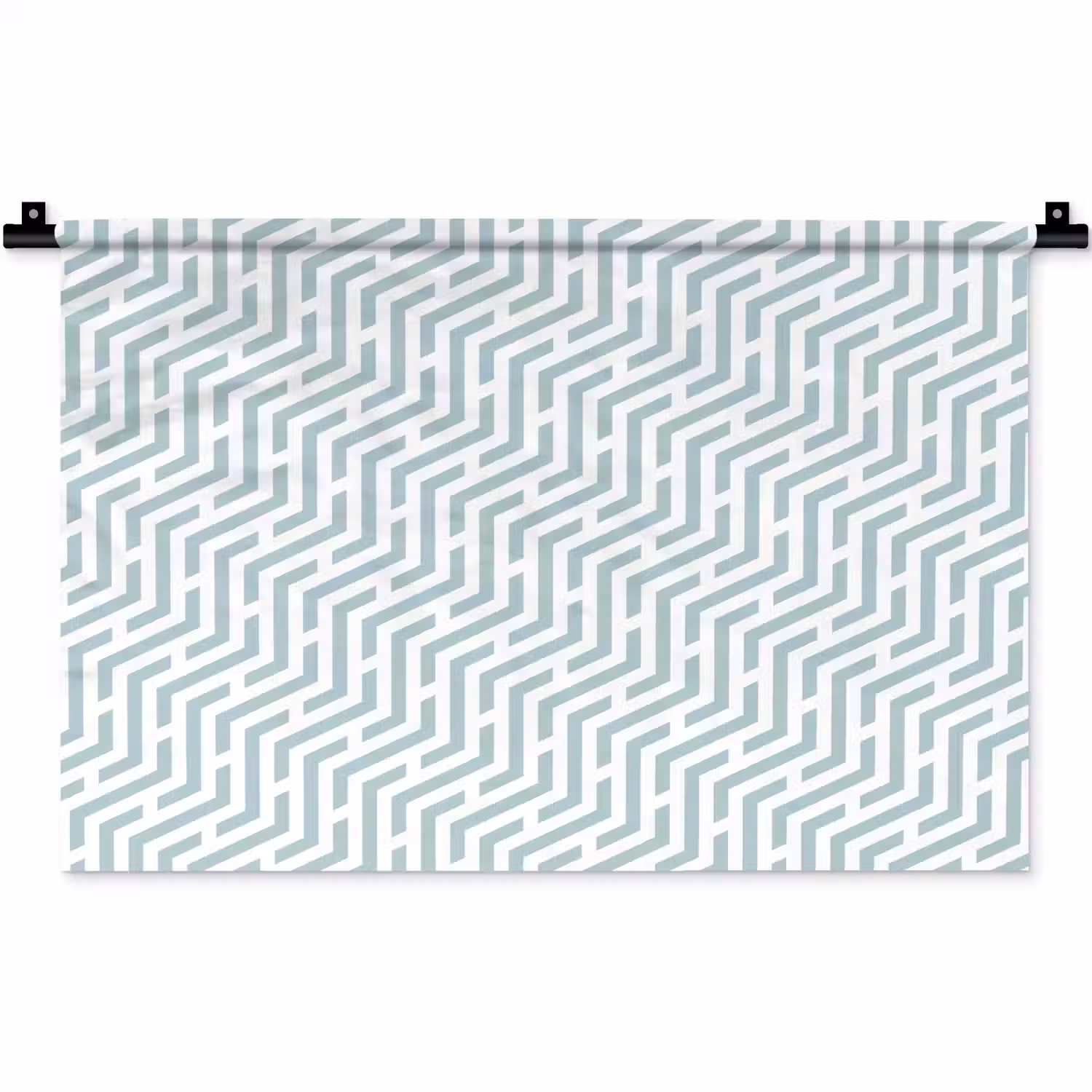 Design - Geometrie - Patroon - Groen Wandkleed katoen klein 269 -zz3d