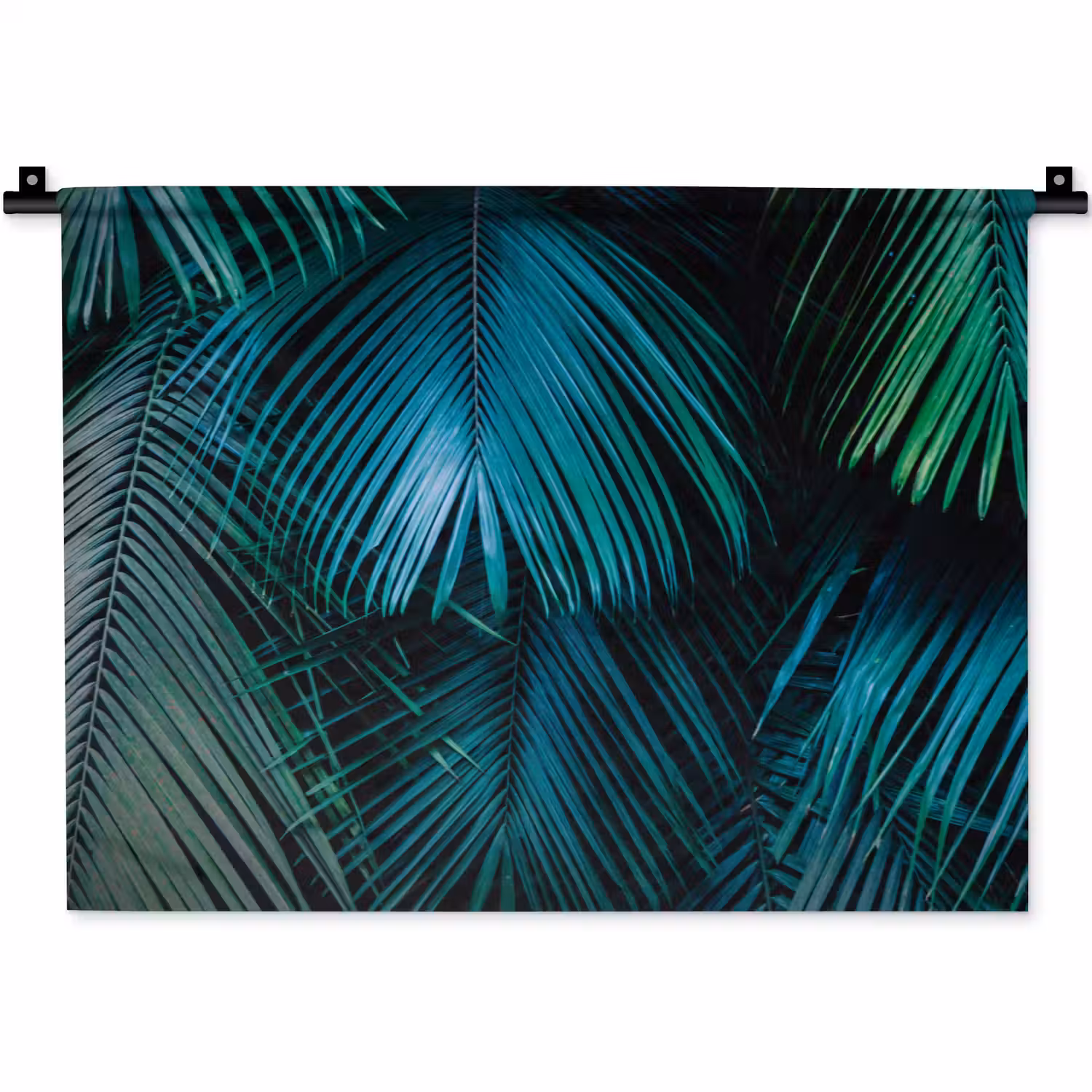 Jungle - Palmblad - Natuur Wandkleed katoen klein -zz3d