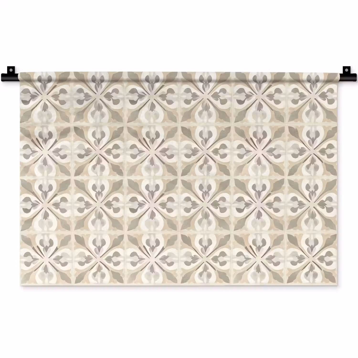 Tegel - Motief - Beige Wandkleed katoen klein 269 -zz3d