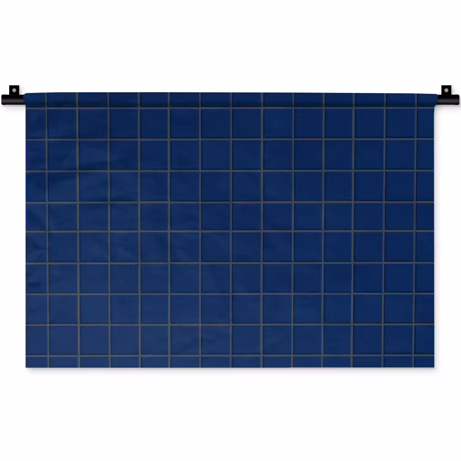 Tegel - Patroon - Blauw Wandkleed katoen klein 269 -zz3d