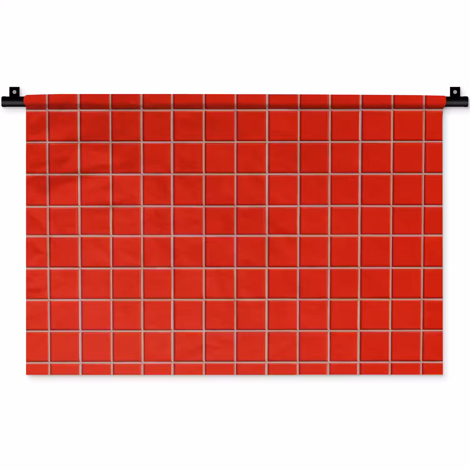 Tegel - Patroon - Kersen - Rood Wandkleed katoen klein 269 -zz3d