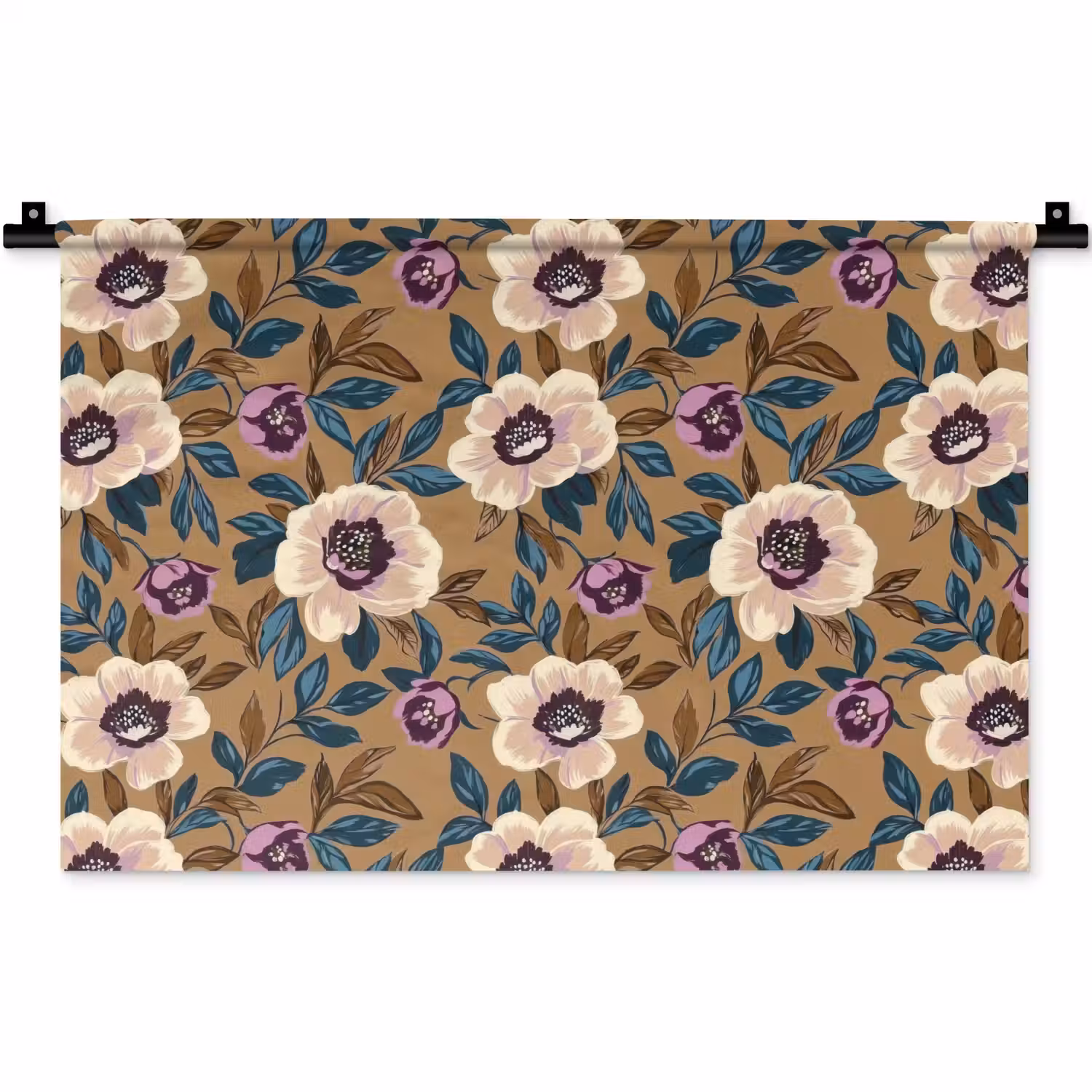 Floraal - Stilleven - Kleurrijk Wandkleed katoen klein 269 -zz3d