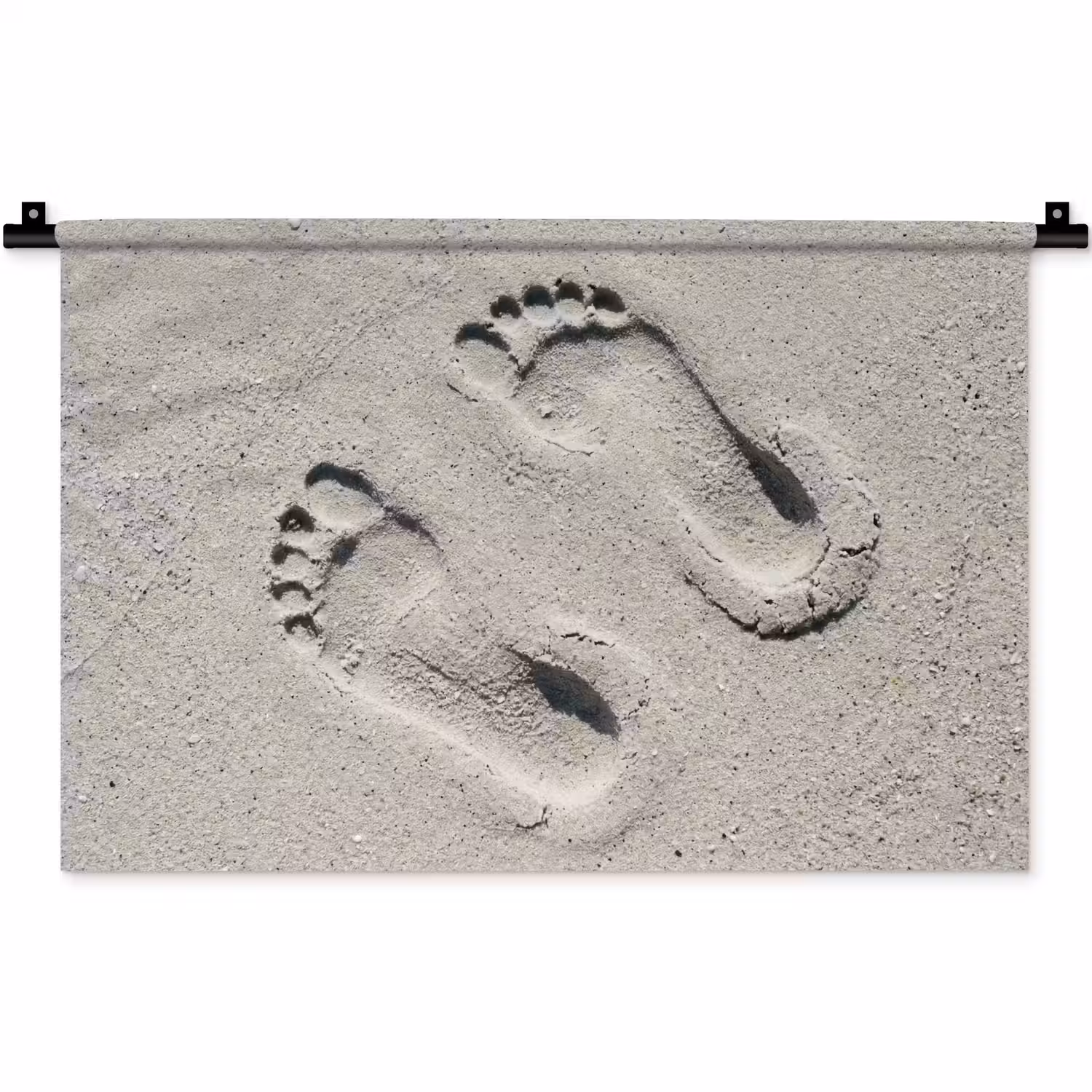 Voeten - Zand - Zee Wandkleed katoen klein -zz3d