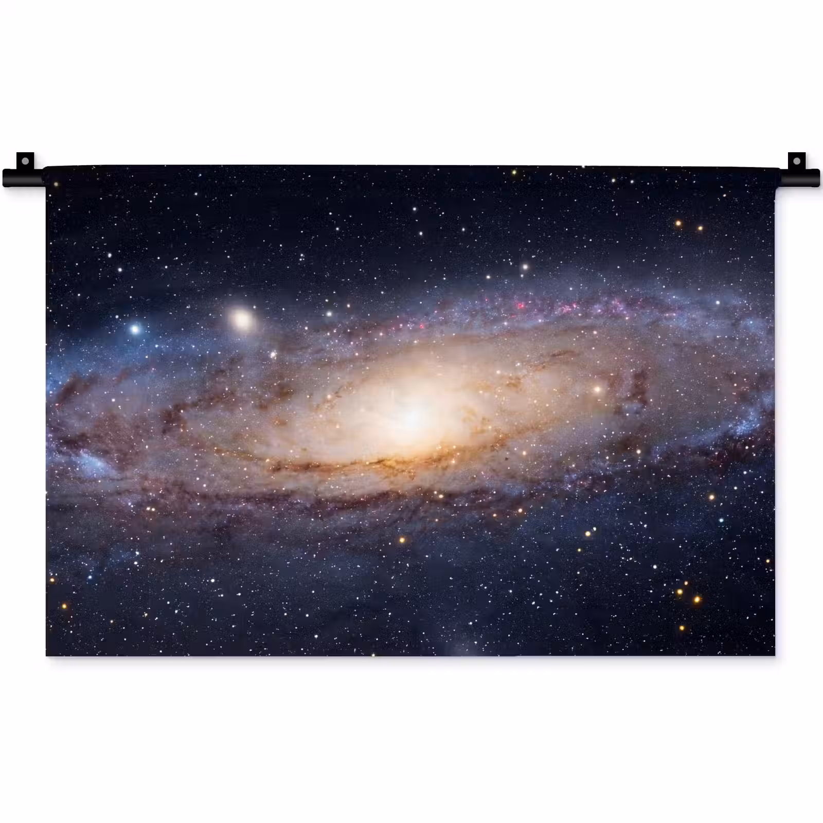 Wandteppich - Galaxie – Weltraum – Kosmos - Sterrenstelsel - Ruimte - Kosmos Wandkleed katoen klein