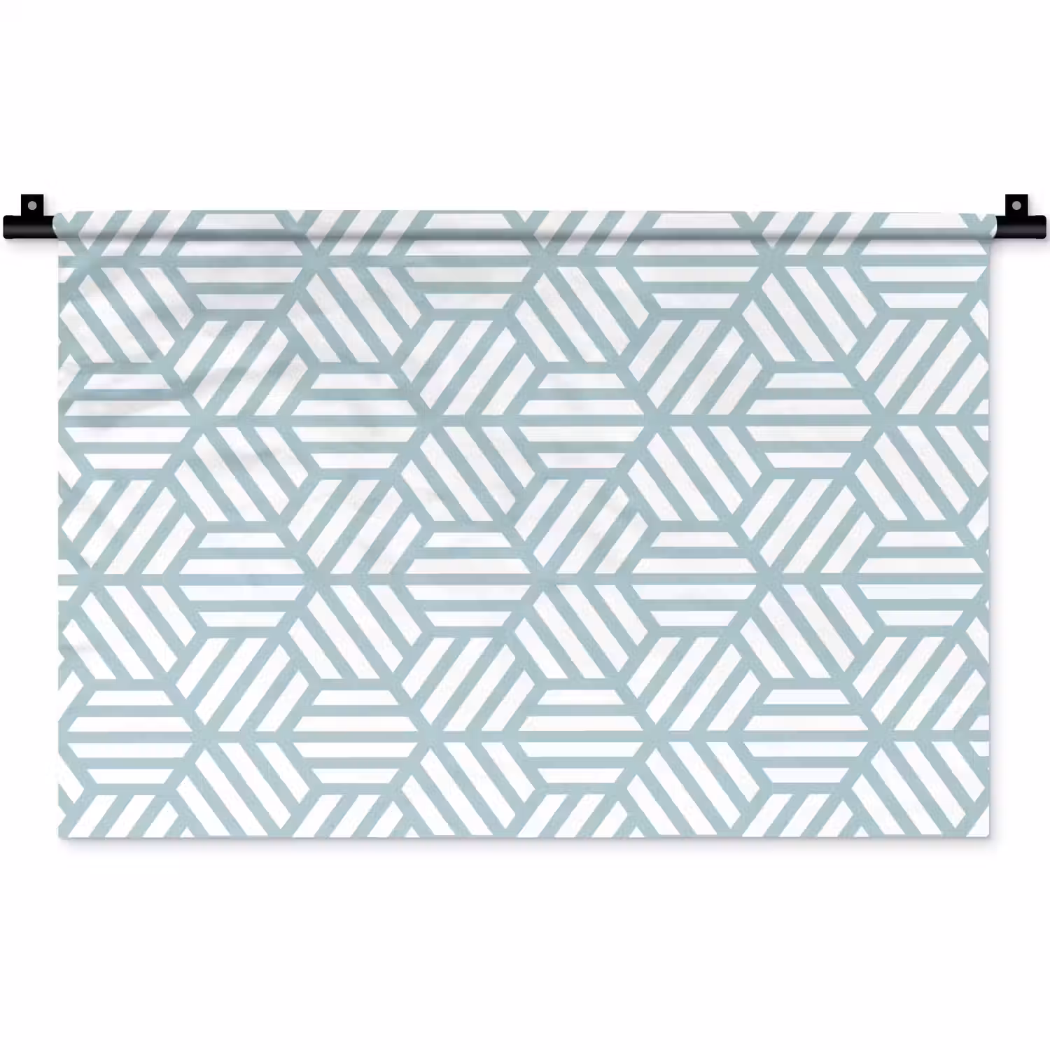Groen - Geometrie - Patronen - Abstract Wandkleed katoen klein 269 -zz3d