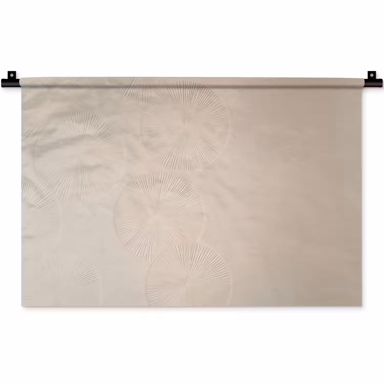 Japandi - Beige - Modern Wandkleed katoen klein -zz3d