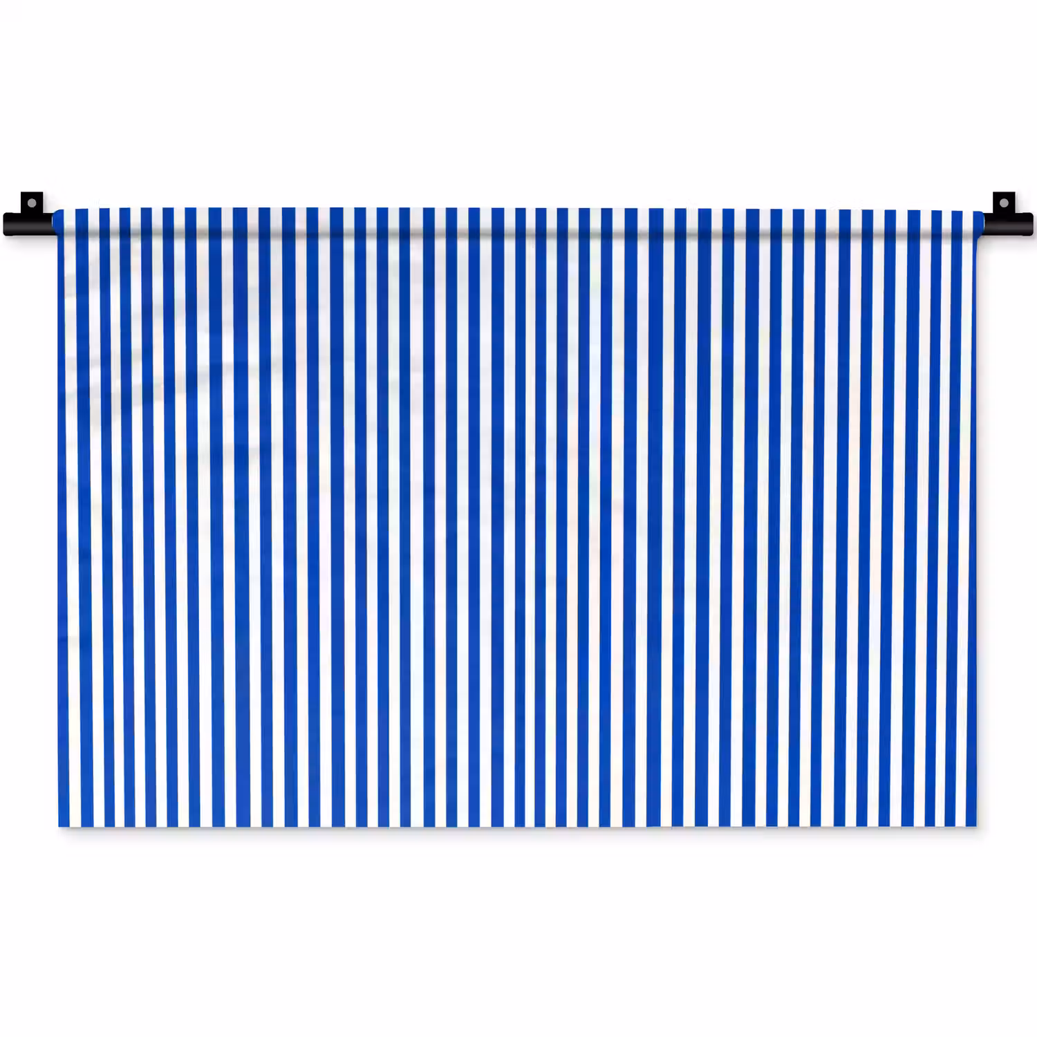Klassiek - Strepen - Blauw Wandkleed katoen klein 269 -zz3d