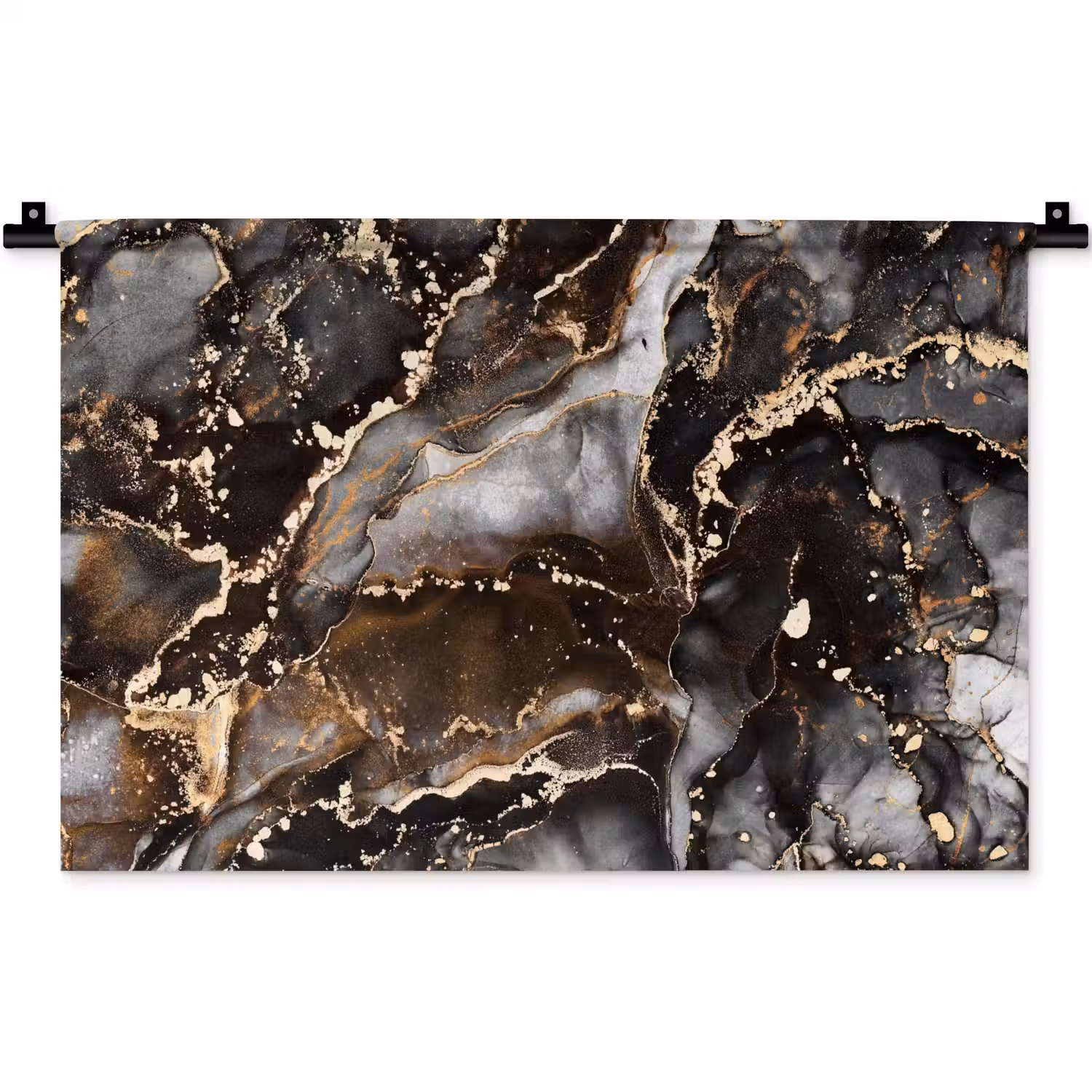 Marmer - Goud - Glitter - Luxe Wandkleed katoen klein -zz3d