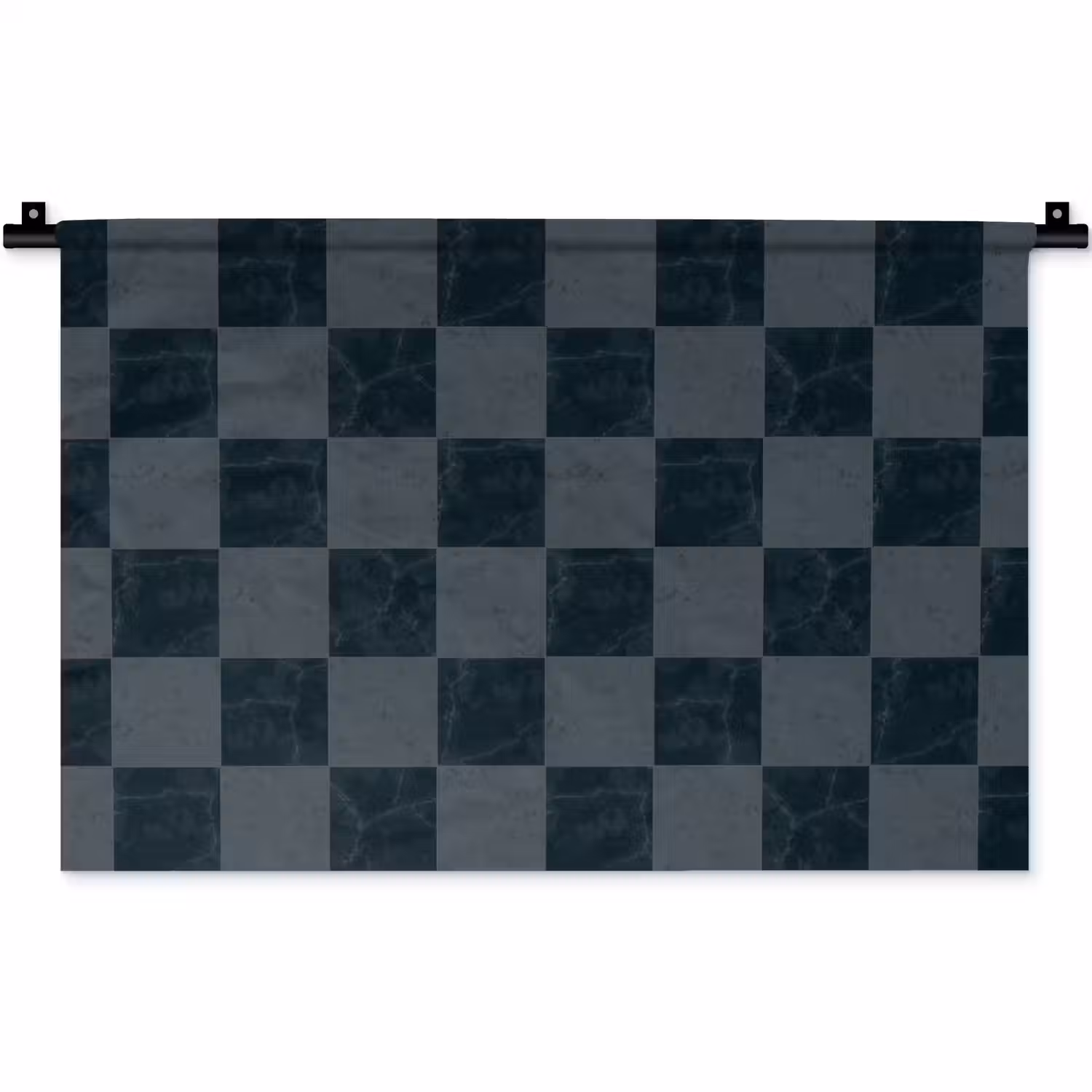 Marmer - Patroon - Antraciet Wandkleed katoen klein 269 -zz3d