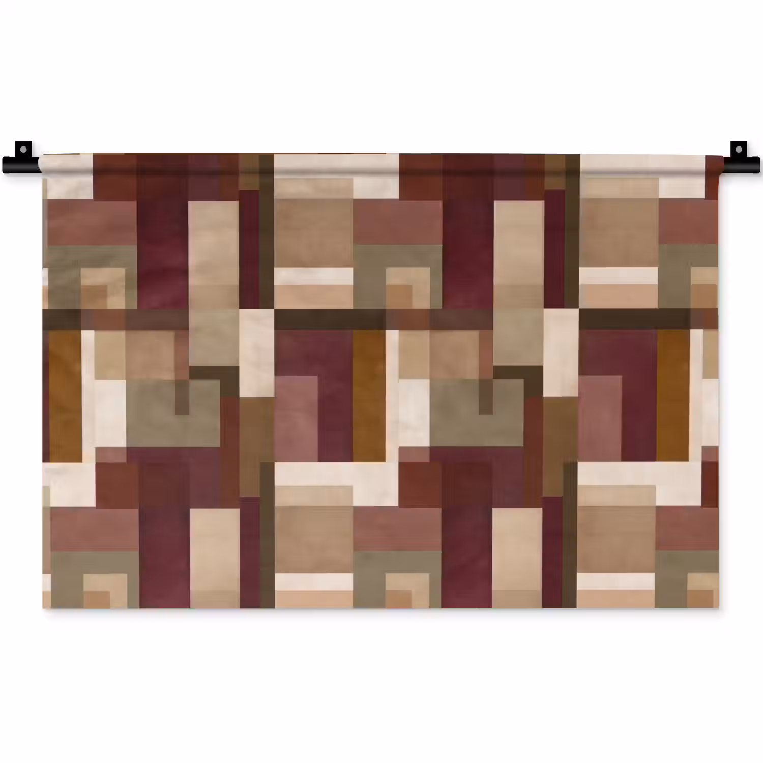 Modern - Geometrie - Kleurrijk Wandkleed katoen klein 269 -zz3d