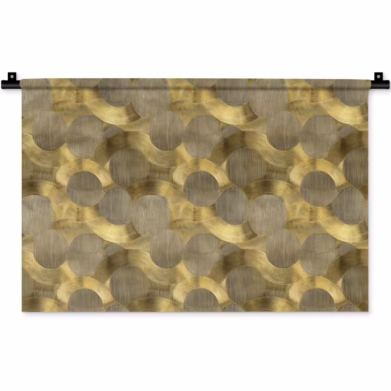 Modern - Geometrisch - Goud Wandkleed katoen klein 269 -zz3d