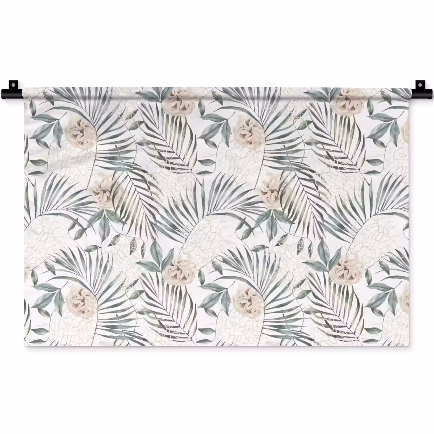 Monstera - Palmblad - Jungle - Tropisch Wandkleed katoen klein -zz3d