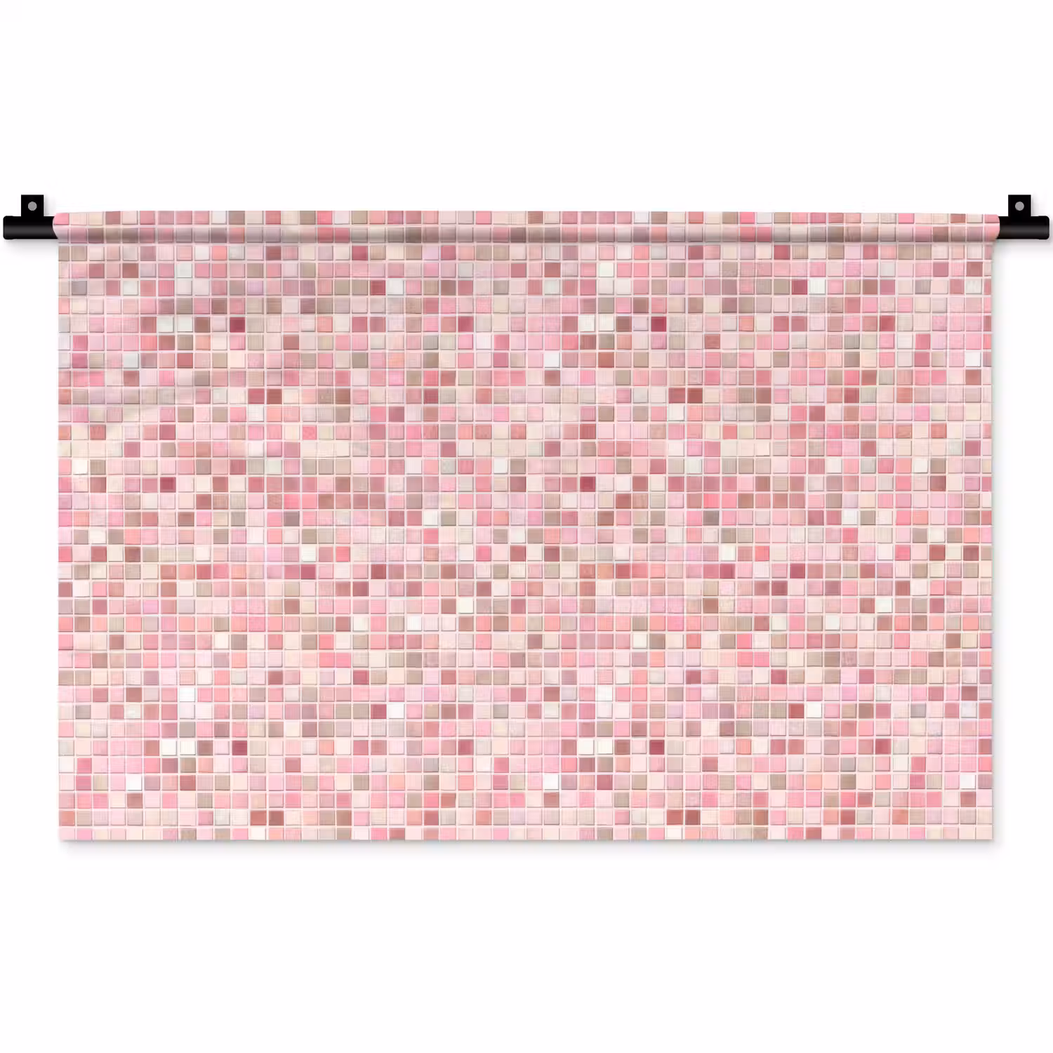 Mozaïek - Patroon - Roze Wandkleed katoen klein 269 -zz3d