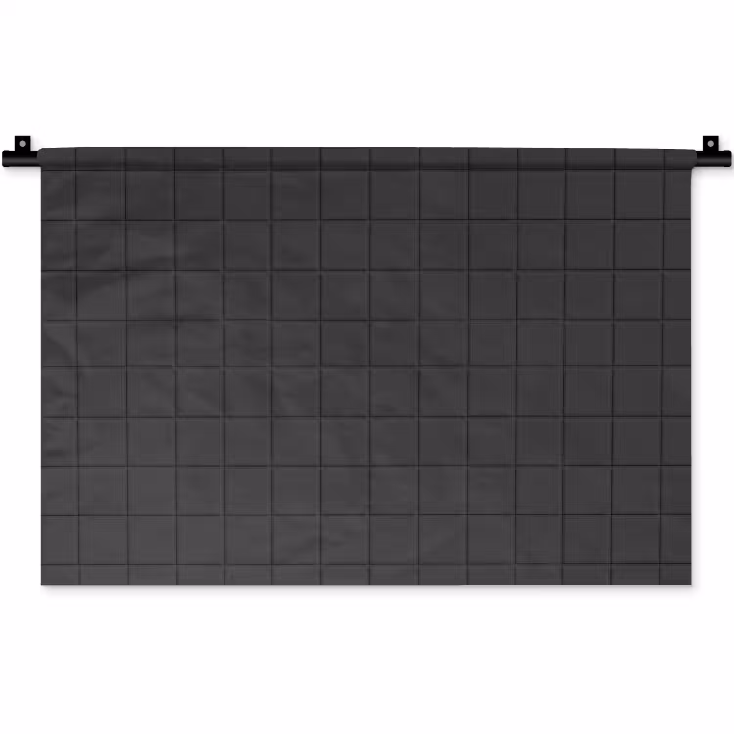 Patroon - Tegel - Antraciet Wandkleed katoen klein 269 -zz3d