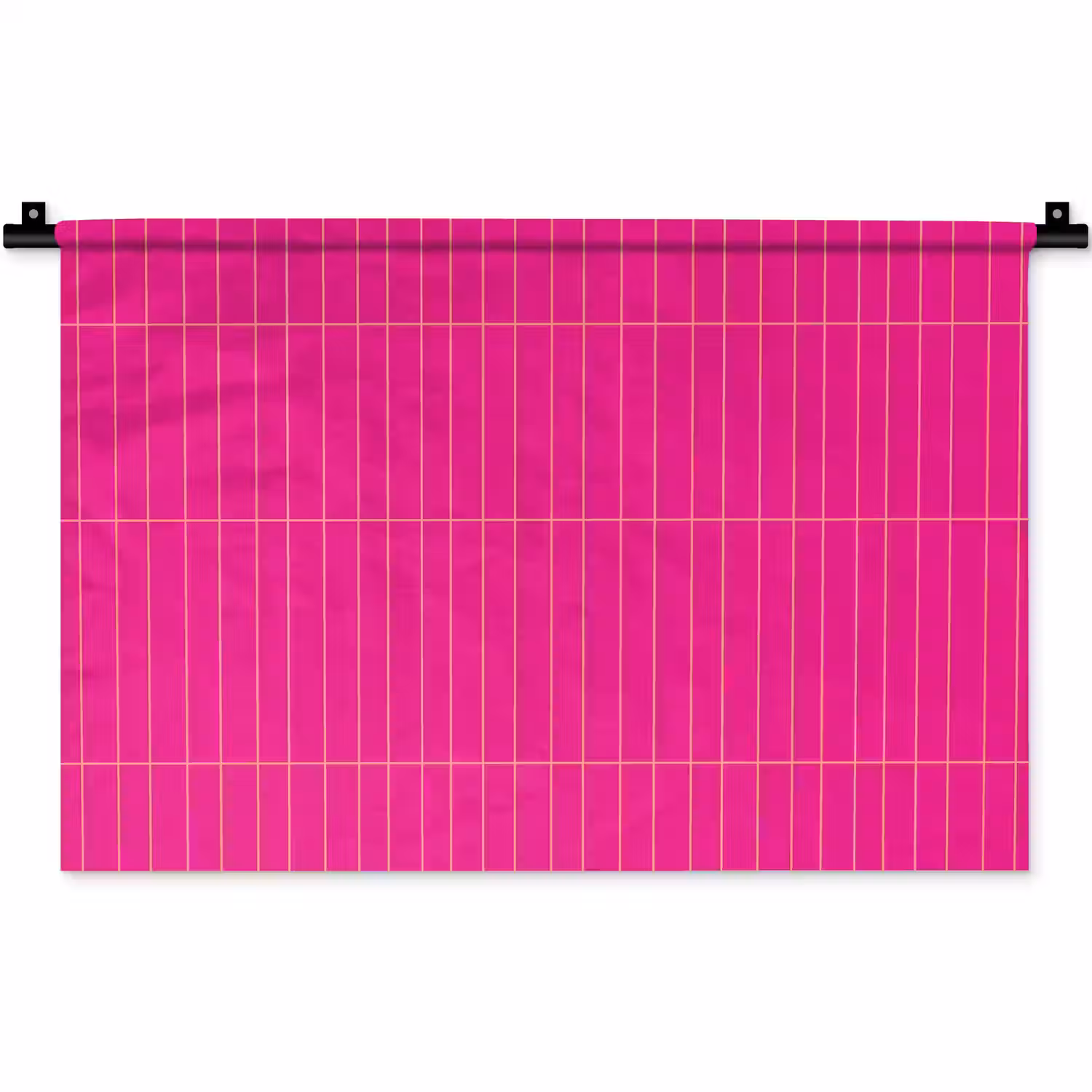 Patroon - Tegel - Magenta - Roze Wandkleed katoen klein 269 -zz3d