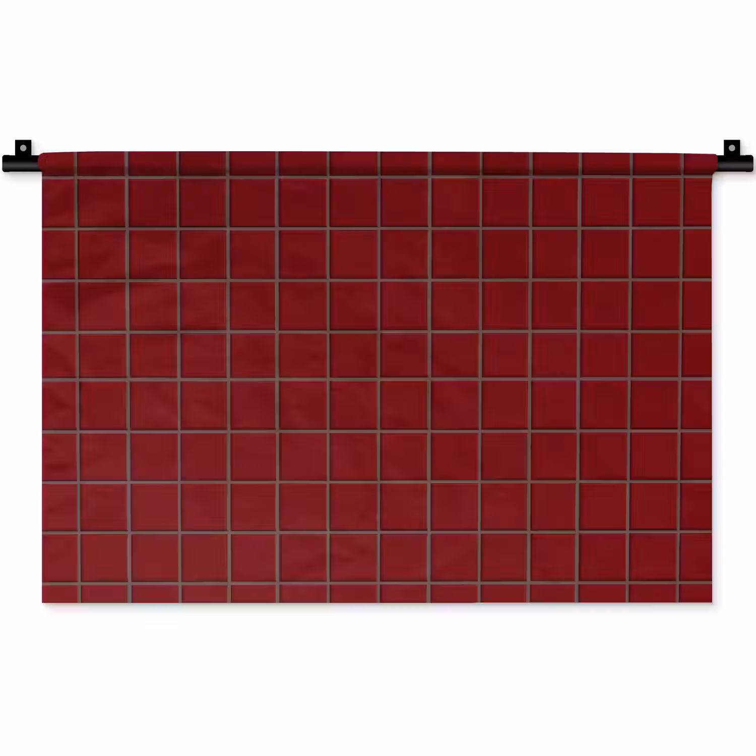 Patroon - Tegels - Burgundy Wandkleed katoen klein 269 -zz3d