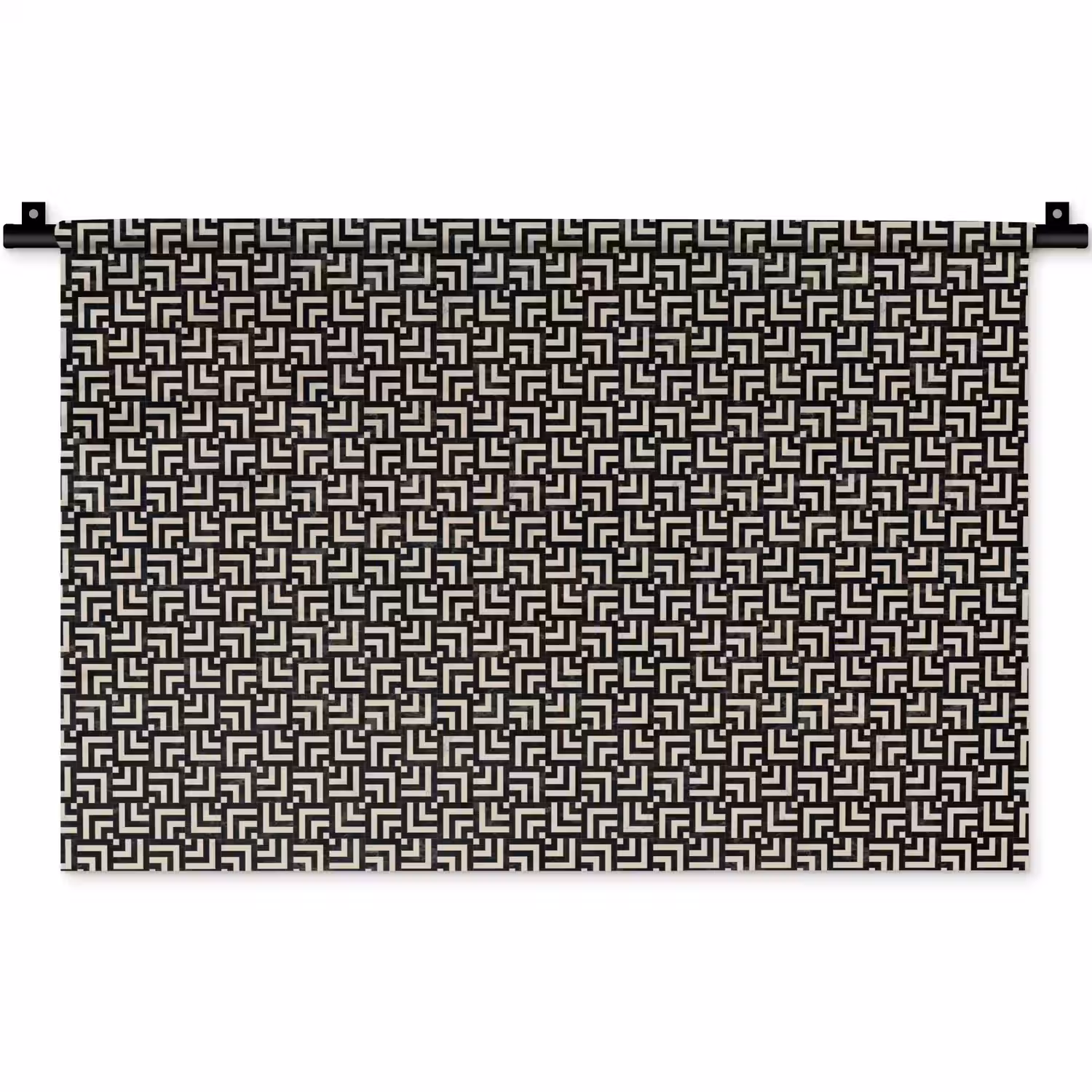 Patroon - Marmer - Zwart Wandkleed katoen klein 269 -zz3d