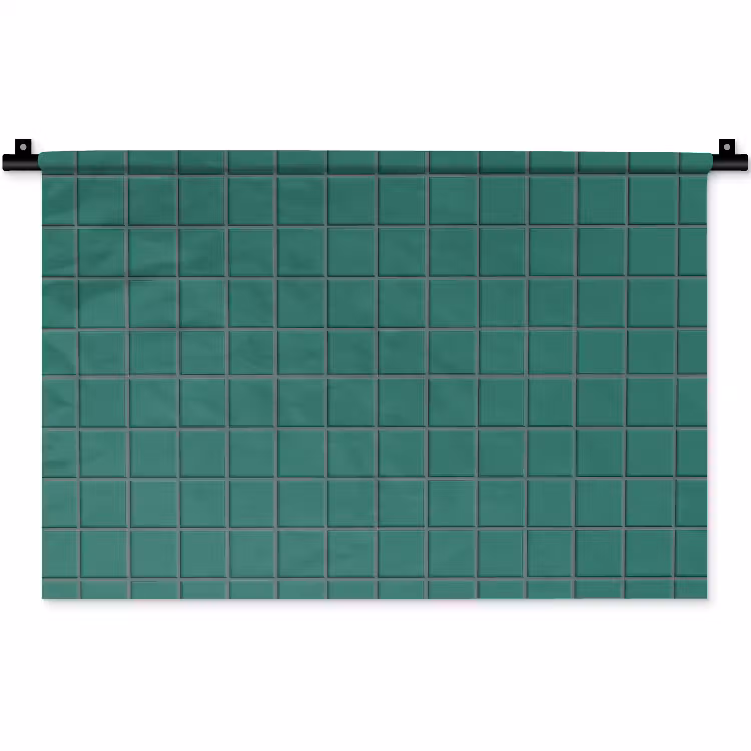 Patroon - Patroon - Smaragd Wandkleed katoen klein 269 -zz3d