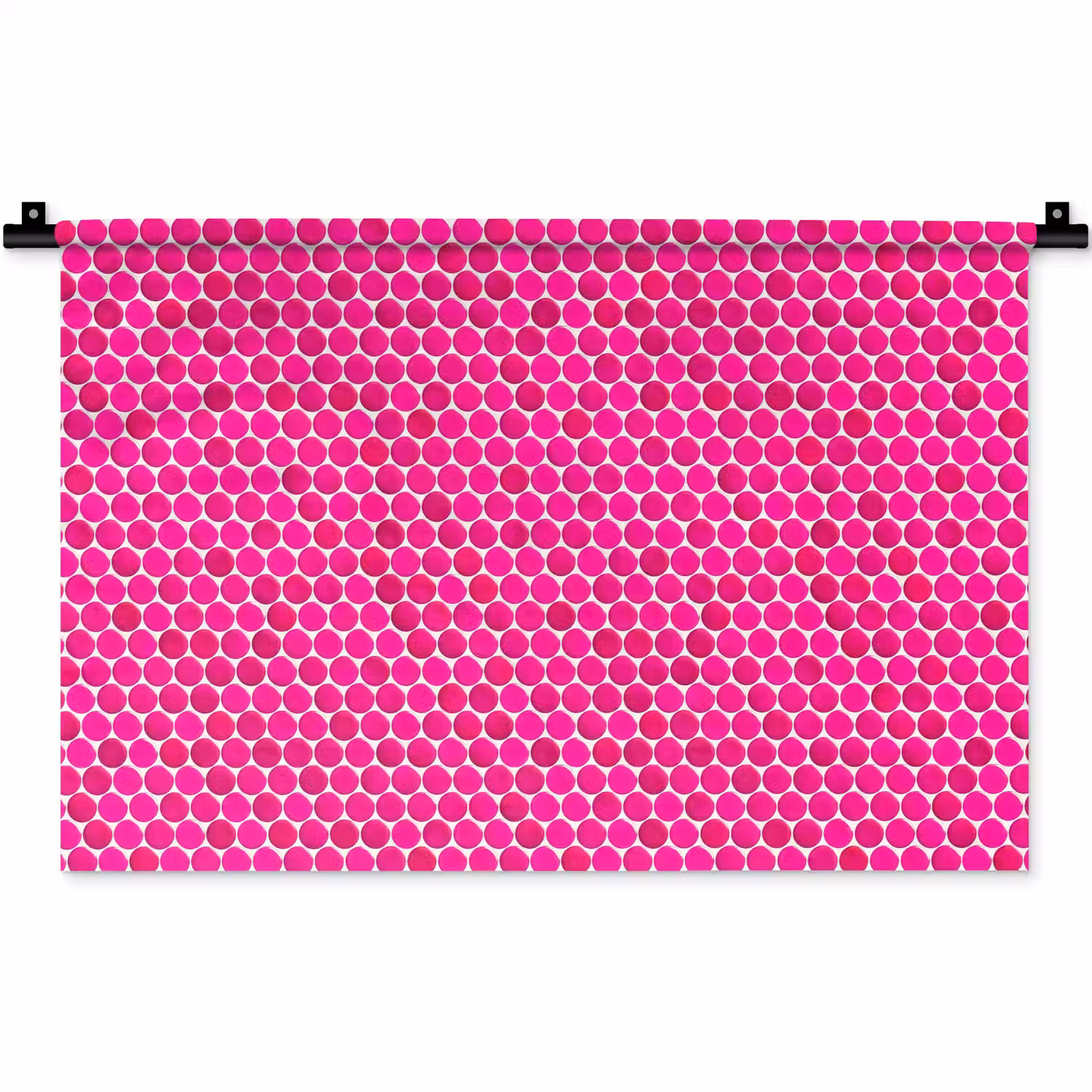 Penny - Mozaïek - Felroze Wandkleed katoen klein 269 -zz3d