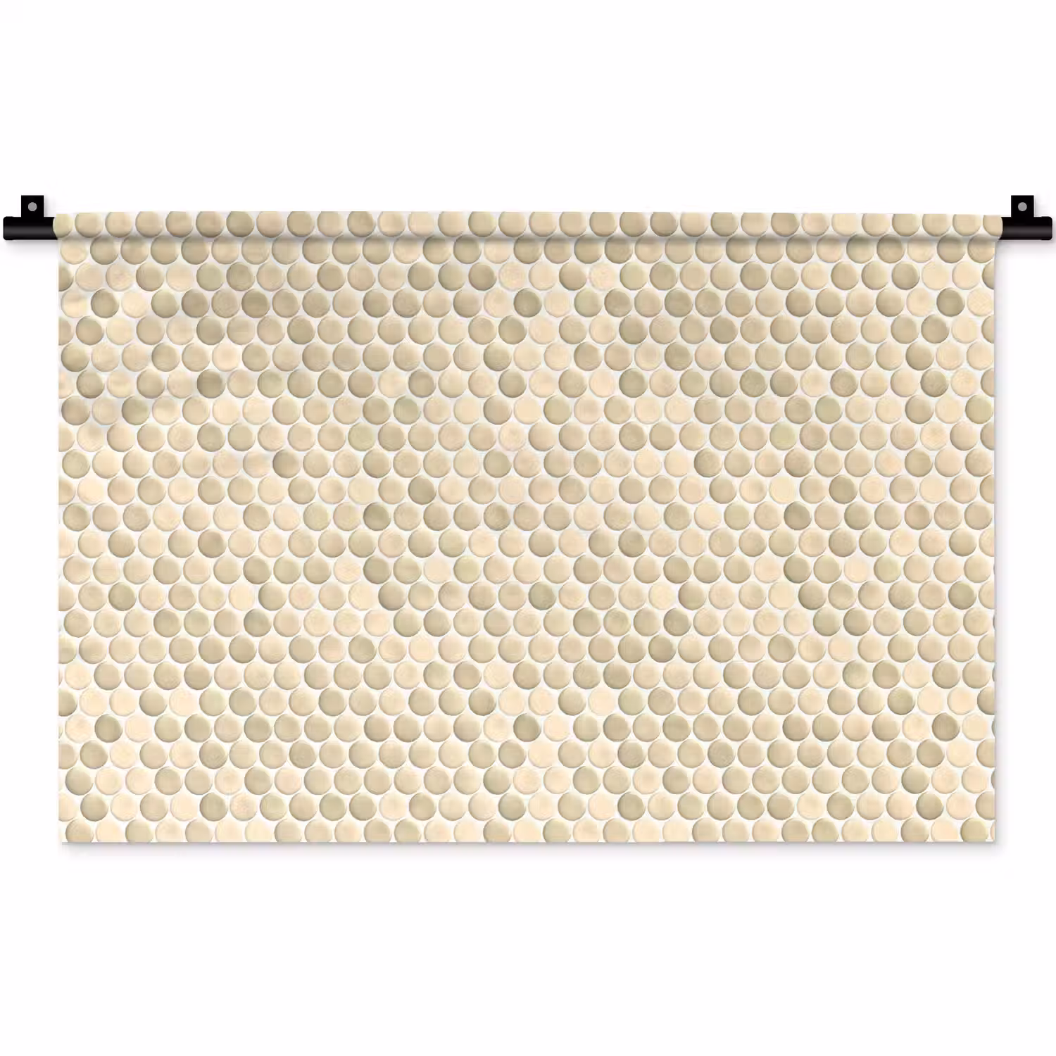 Penny - Mozaïek - Zand Wandkleed katoen klein 269 -zz3d