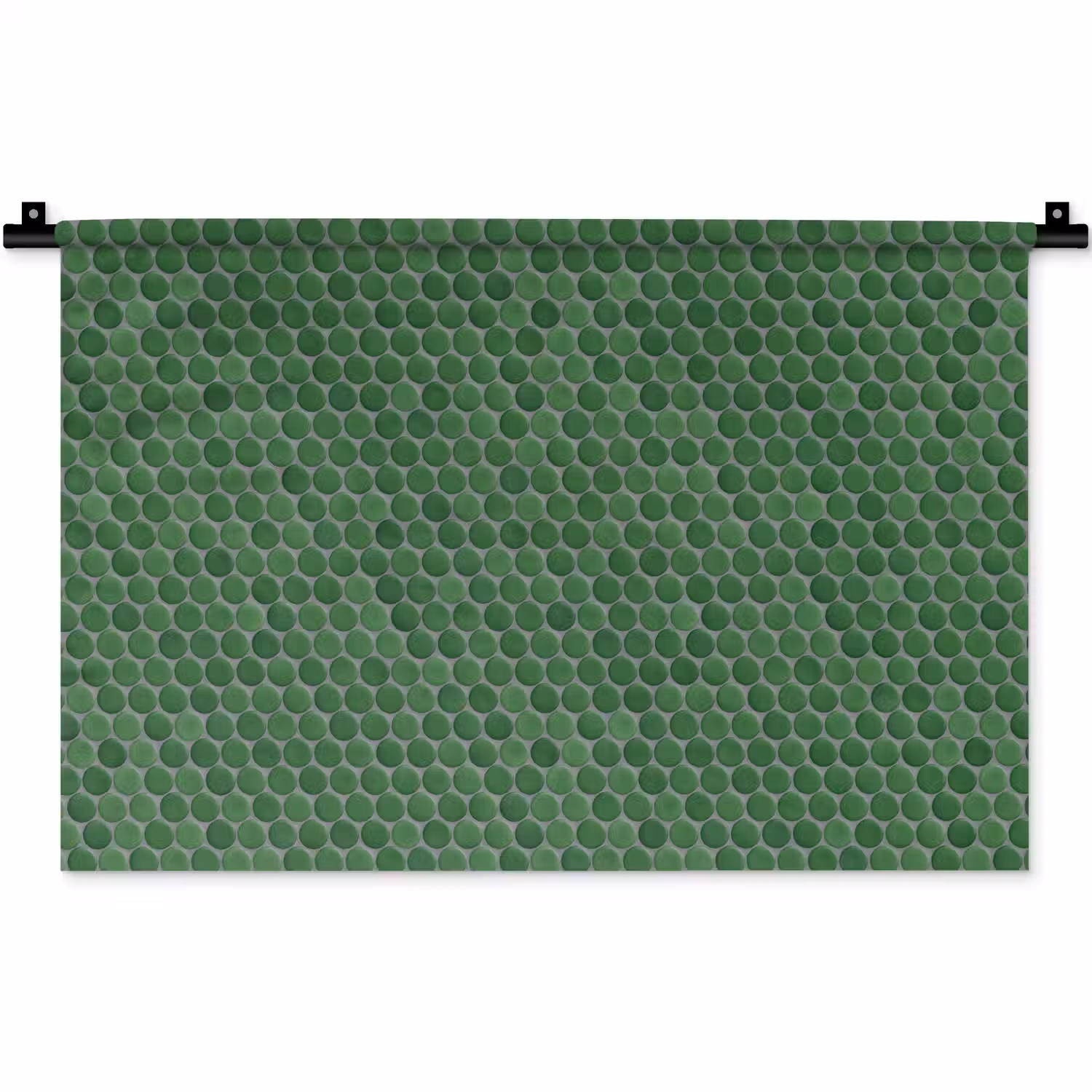Penny - Mozaïek - Bosgroen - Green Wandkleed katoen klein 269 -zz3d