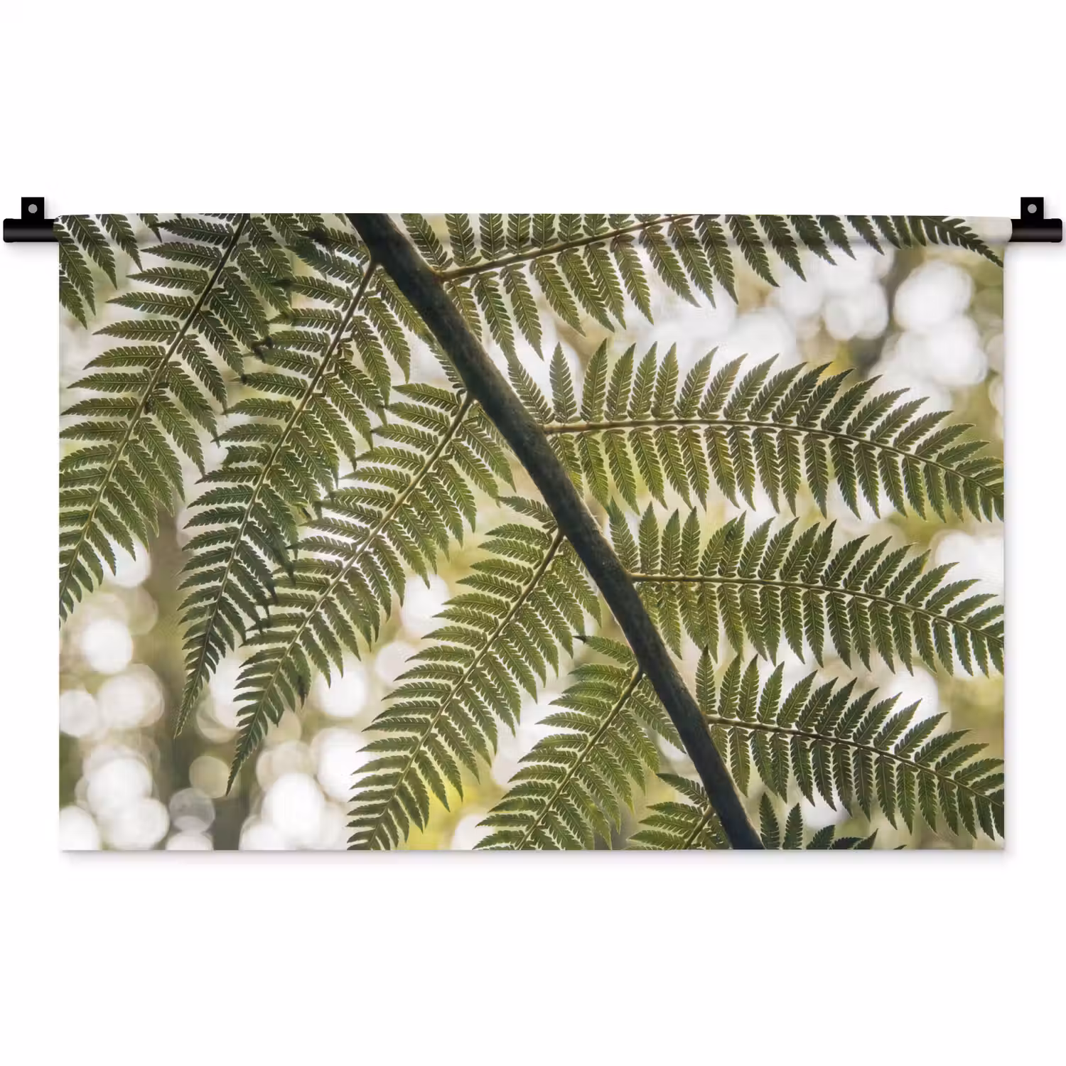Plant - Blad - Natuur - Groen - Detail Wandkleed katoen klein -zz3d