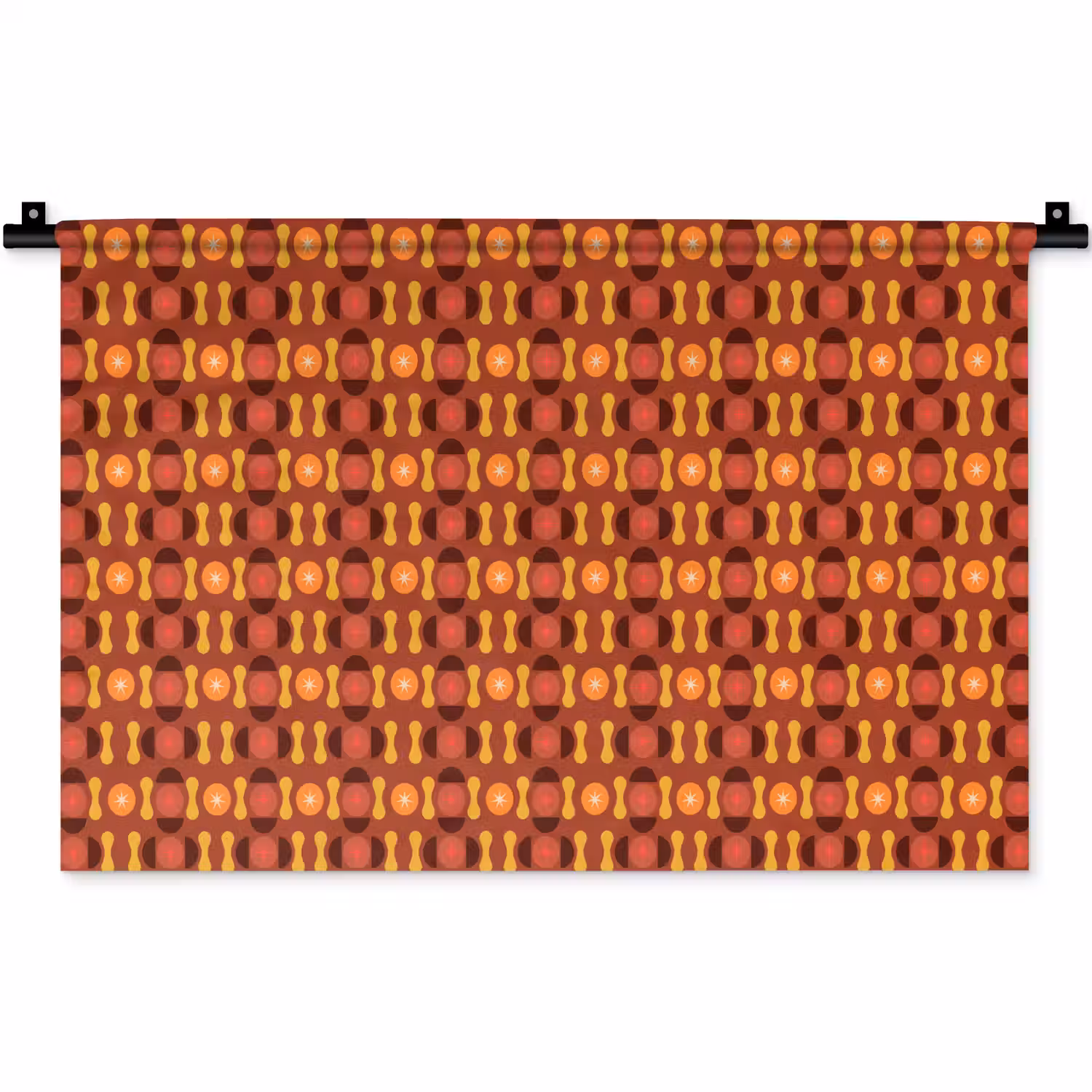 Retro - Disco - Hippie Wandkleed katoen klein 269 -zz3d