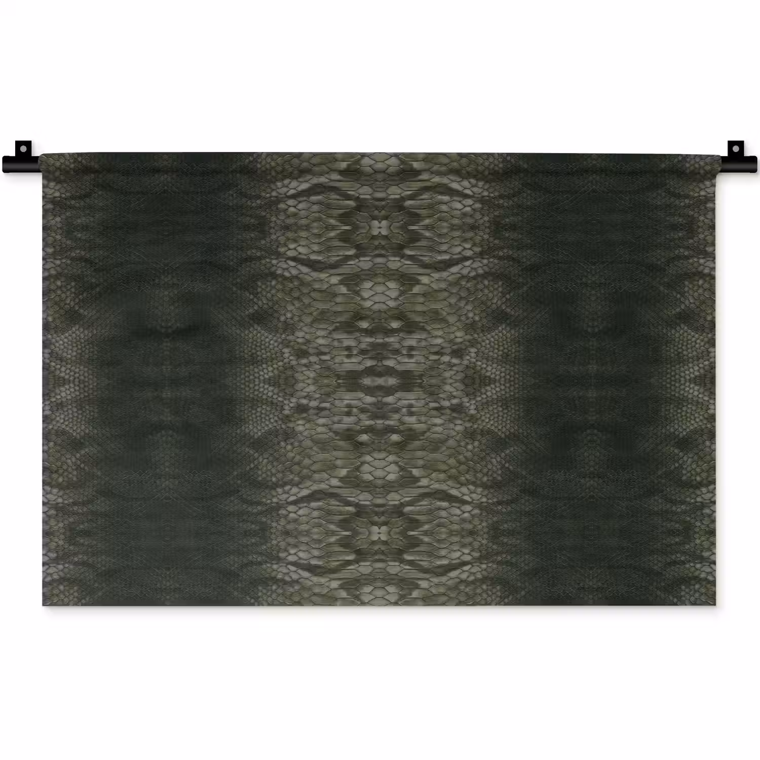 Slang - Boa - Mos - Groen Wandkleed katoen klein 269 -zz3d