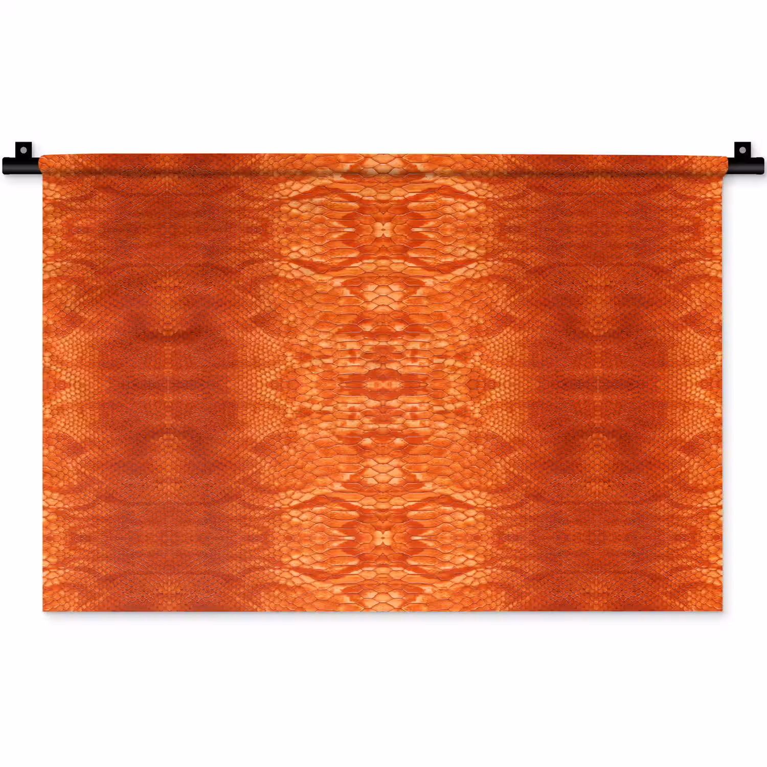 Slang - Boa - Oranje Wandkleed katoen klein 269 -zz3d