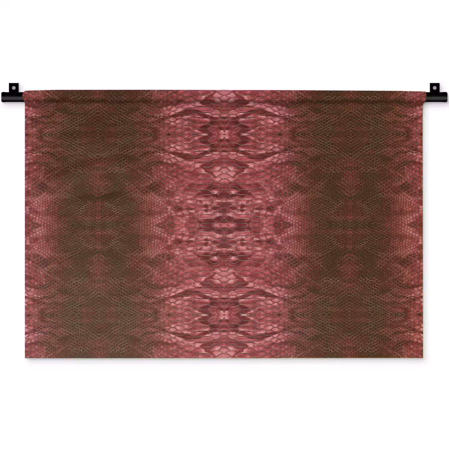 Slang - Boa - Roze - Groen Wandkleed katoen klein 269 -zz3d