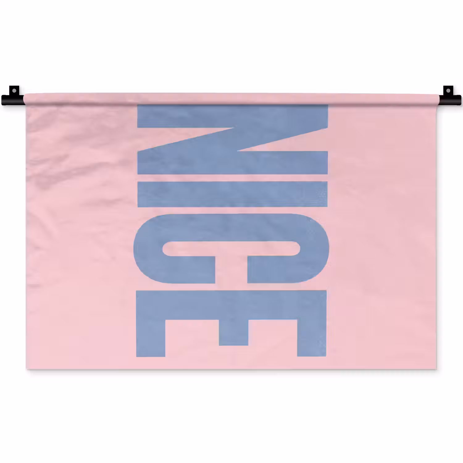 Nice - Paars - Roze Wandkleed katoen klein -zz3d