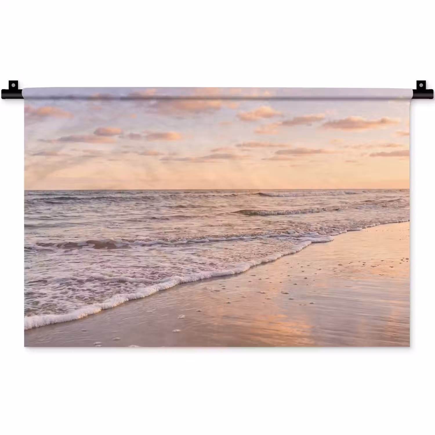 Strand - Branding - Wolken Wandkleed katoen klein -zz3d