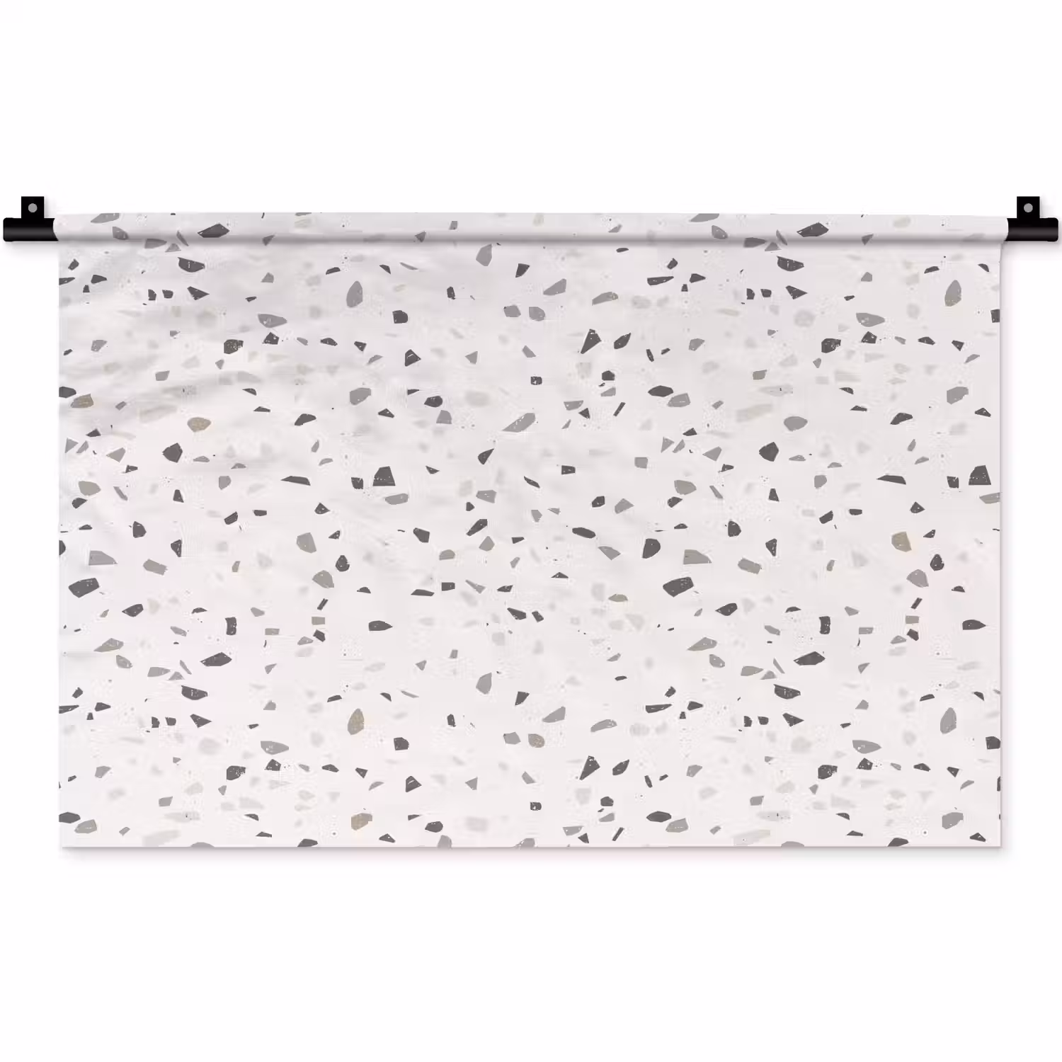 Terrazzo - Patroon - Créme Wandkleed katoen klein 269 -zz3d