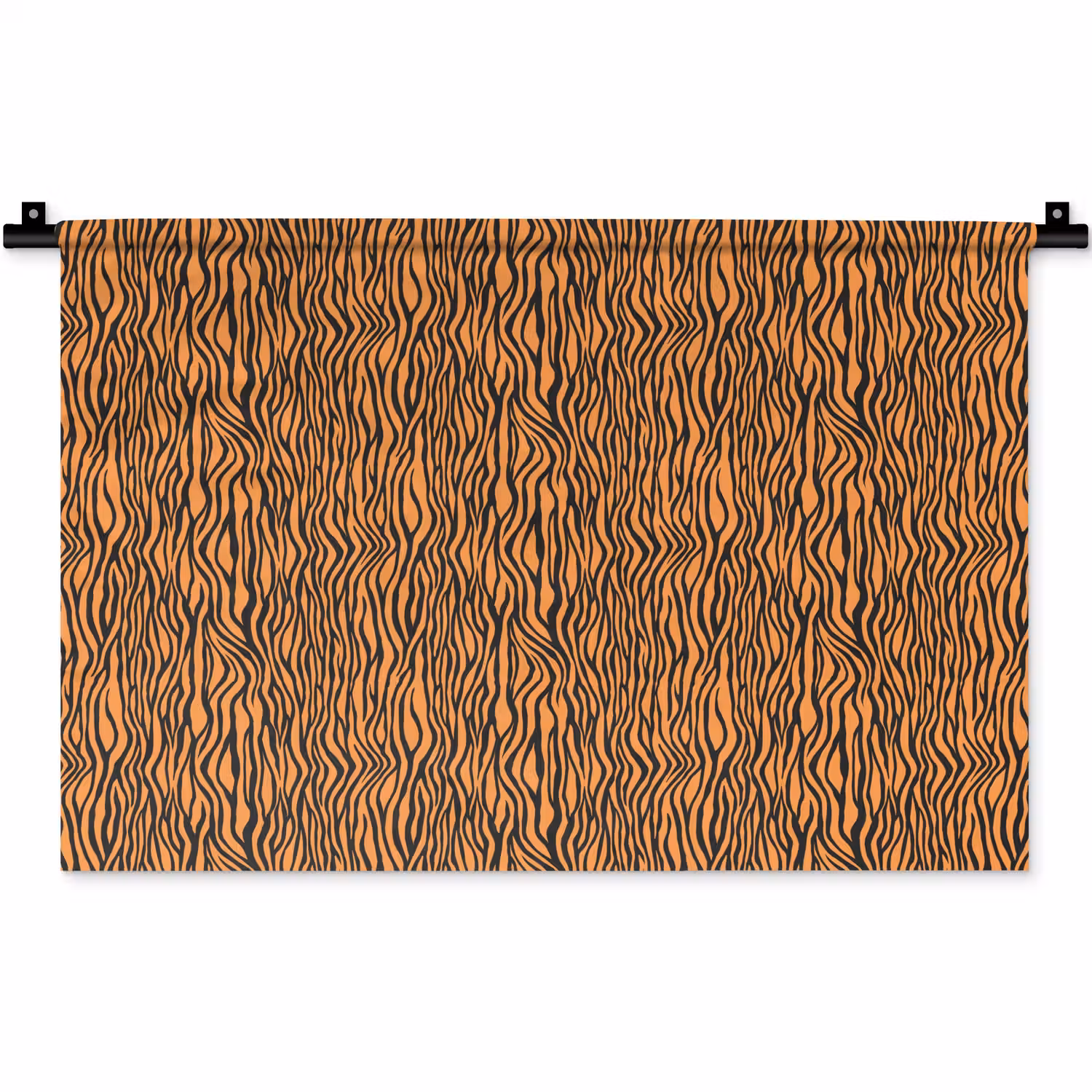 Tijger - Oranje - Patroon - Strepen Wandkleed katoen klein 269 -zz3d