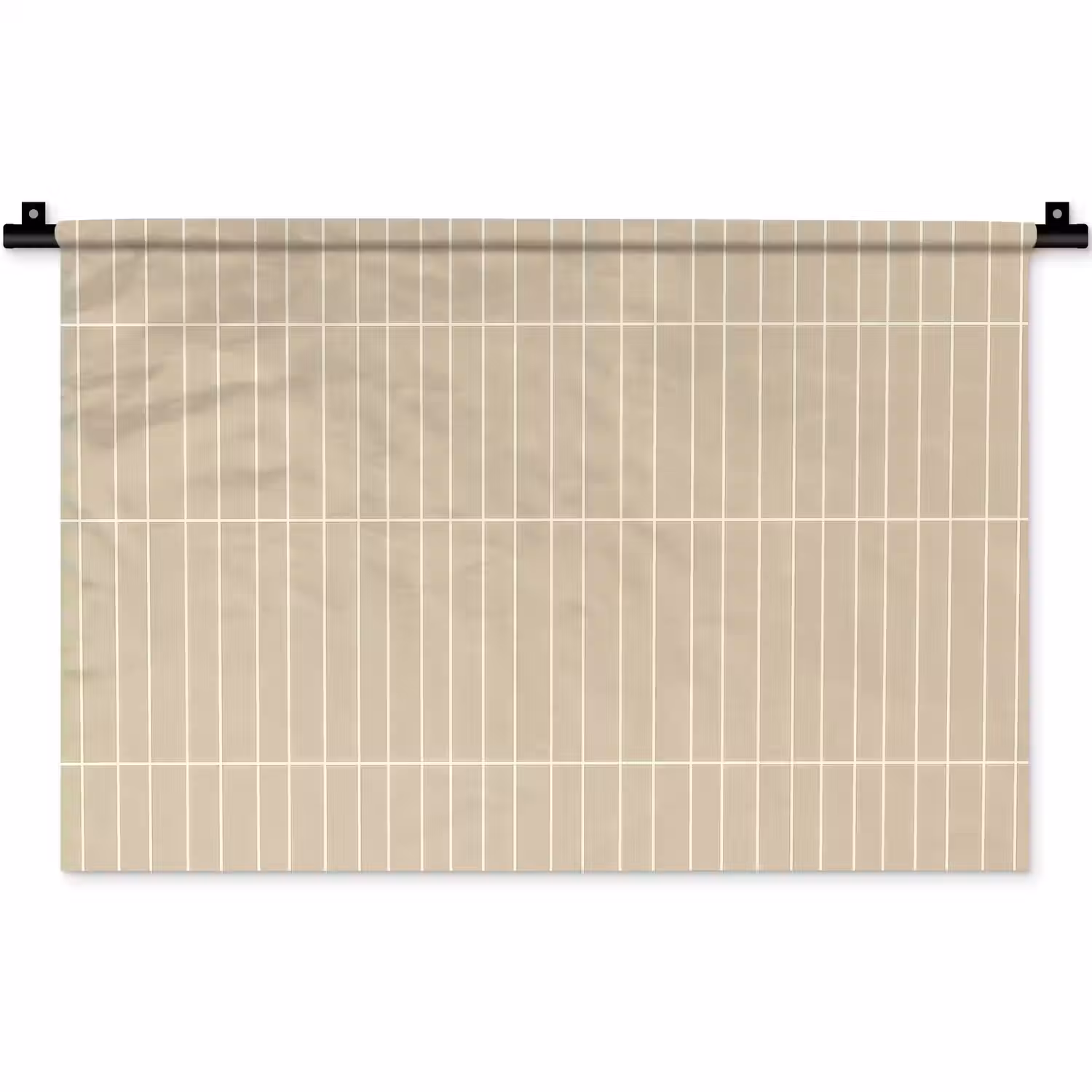 Verticaal - Wandtegel - Crème - Beige Wandkleed katoen klein 269 -zz3d