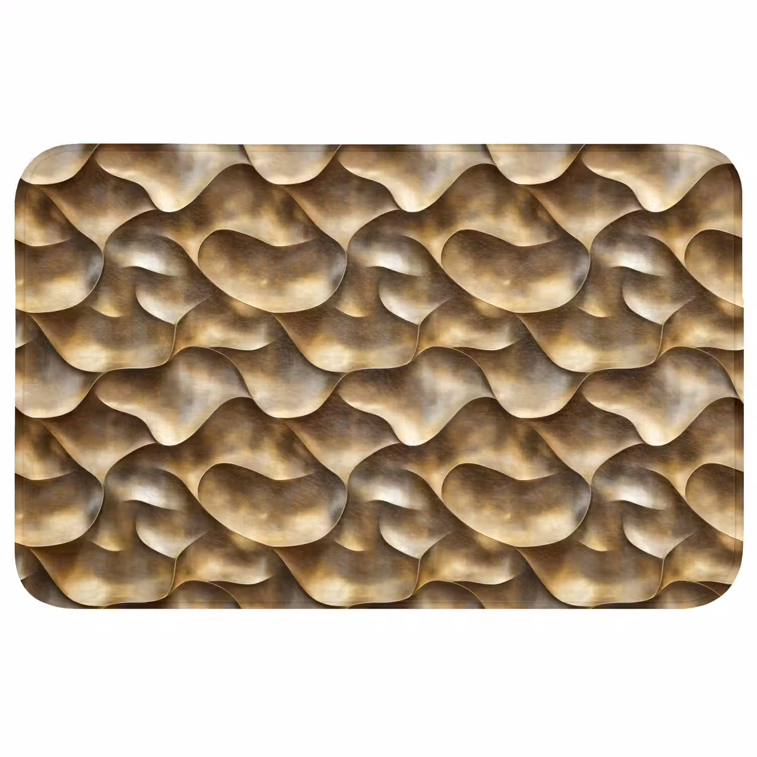 Abstract - Antiek - Goud WCmat middel 1009 -3d