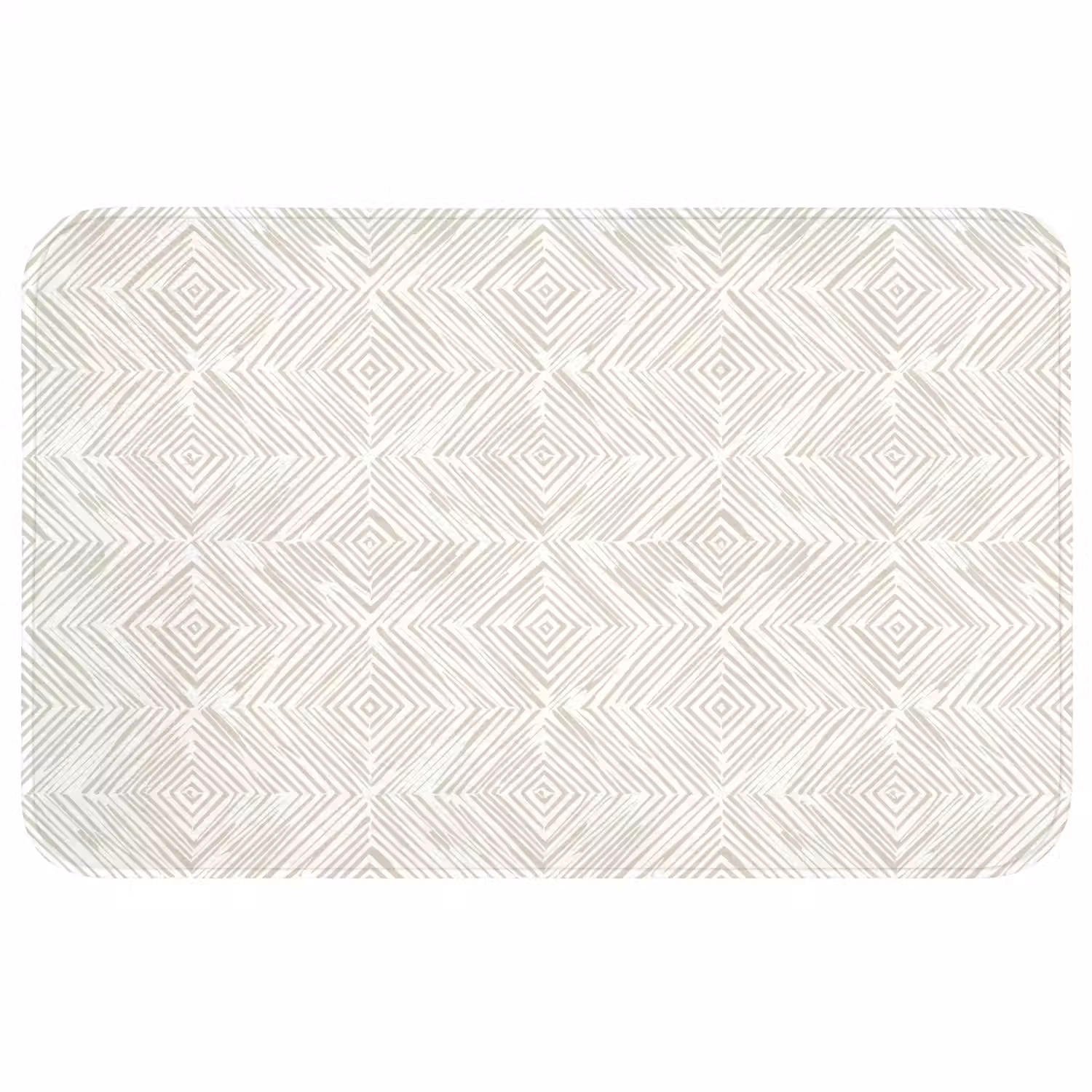 Abstract - Ruiten - Beige WCmat middel 1009 -3d